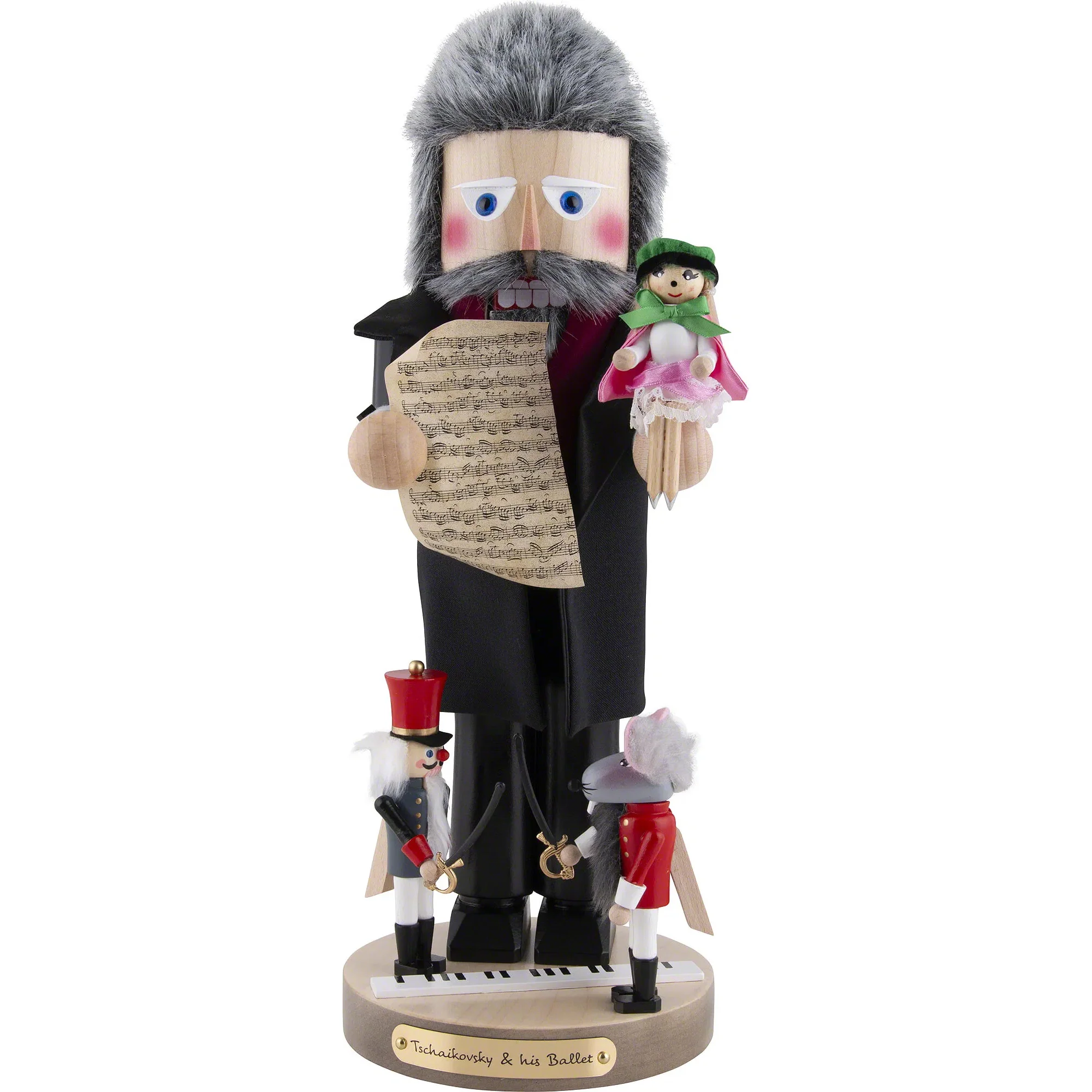 Steinbach Tschaikovsky and his ballet Nutcracker Figurine, 15.5"