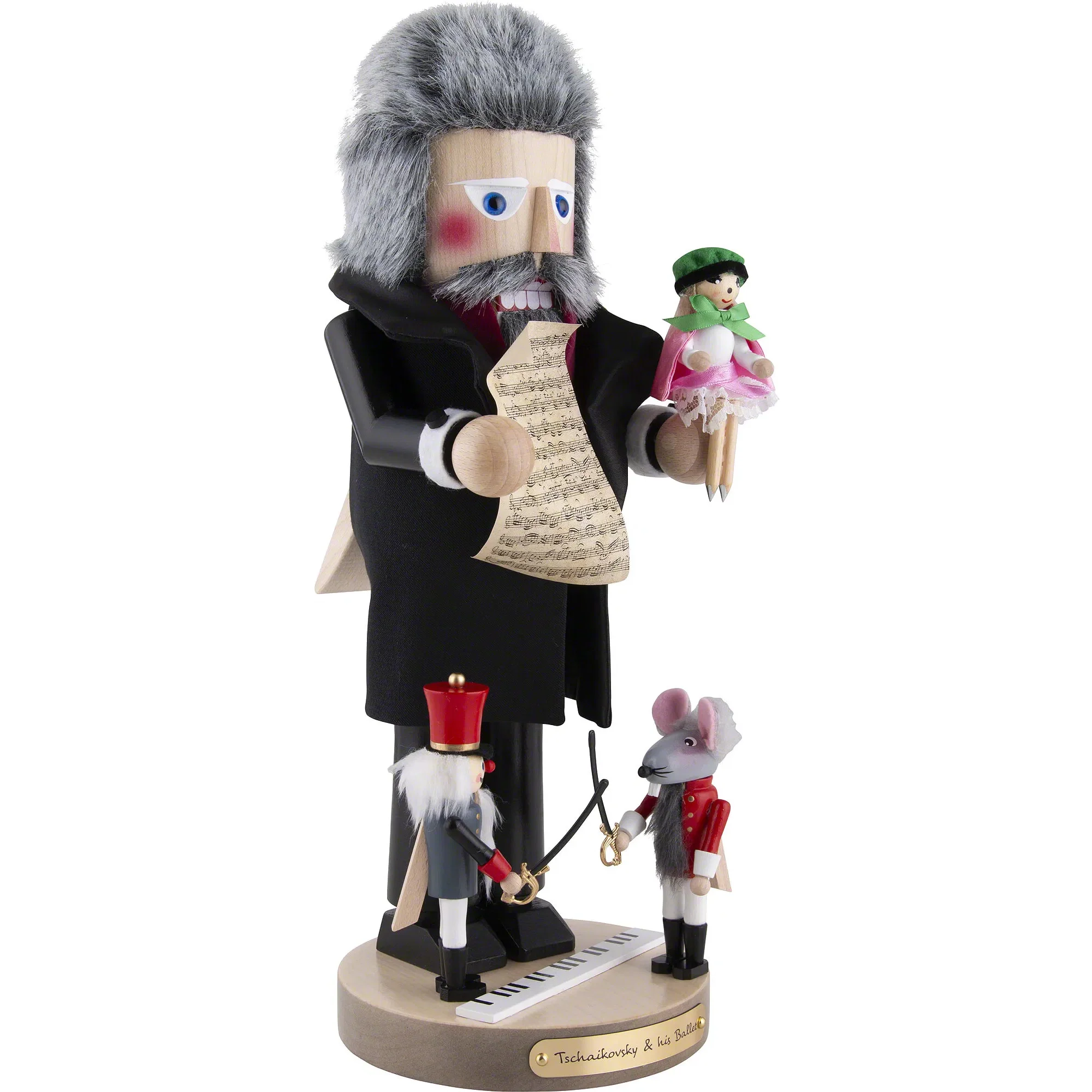 Steinbach Tschaikovsky and his ballet Nutcracker Figurine, 15.5" - Image 3