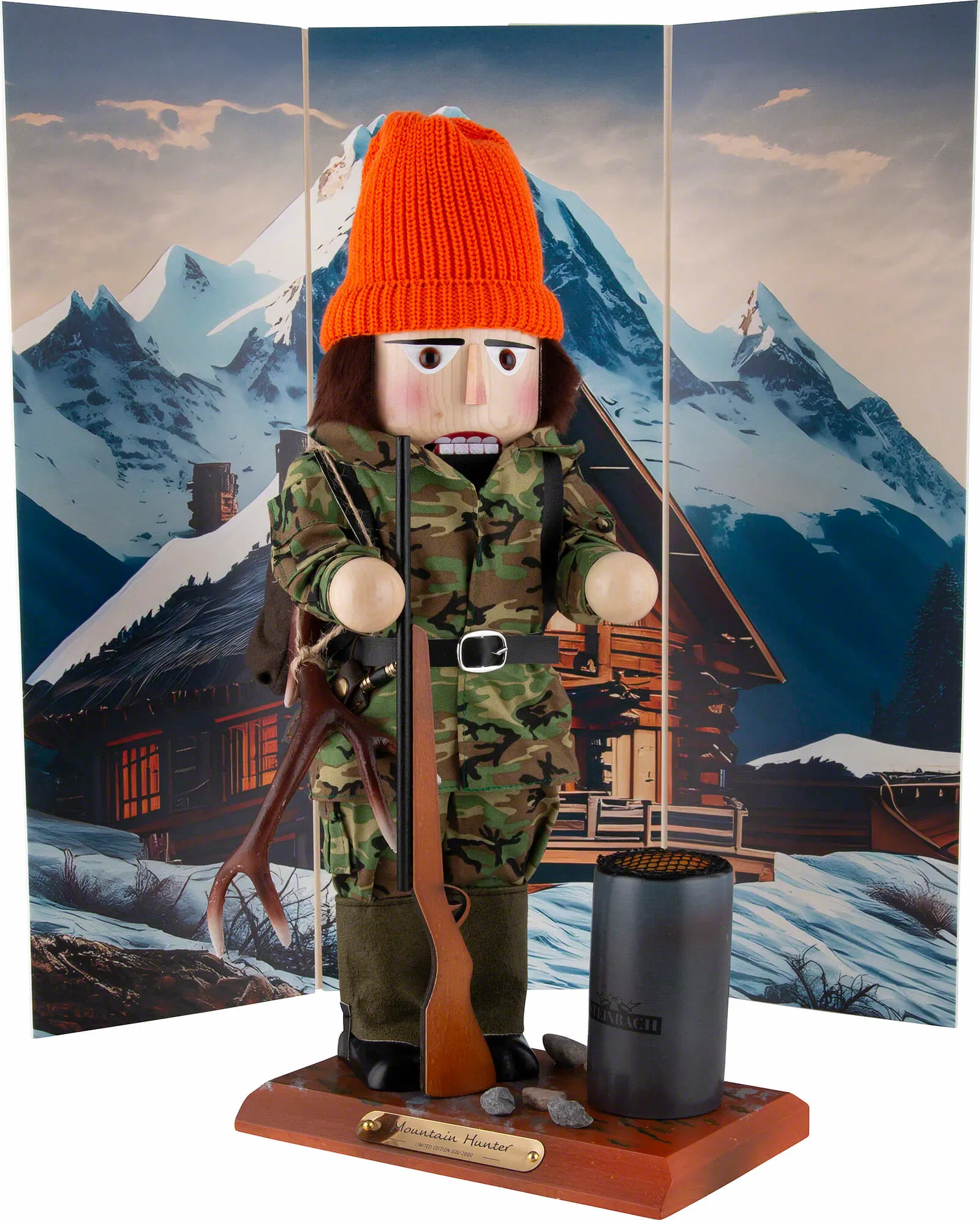 Steinbach Wooden Mountain Hunter Nutcracker Figurine, 18" - Image 4