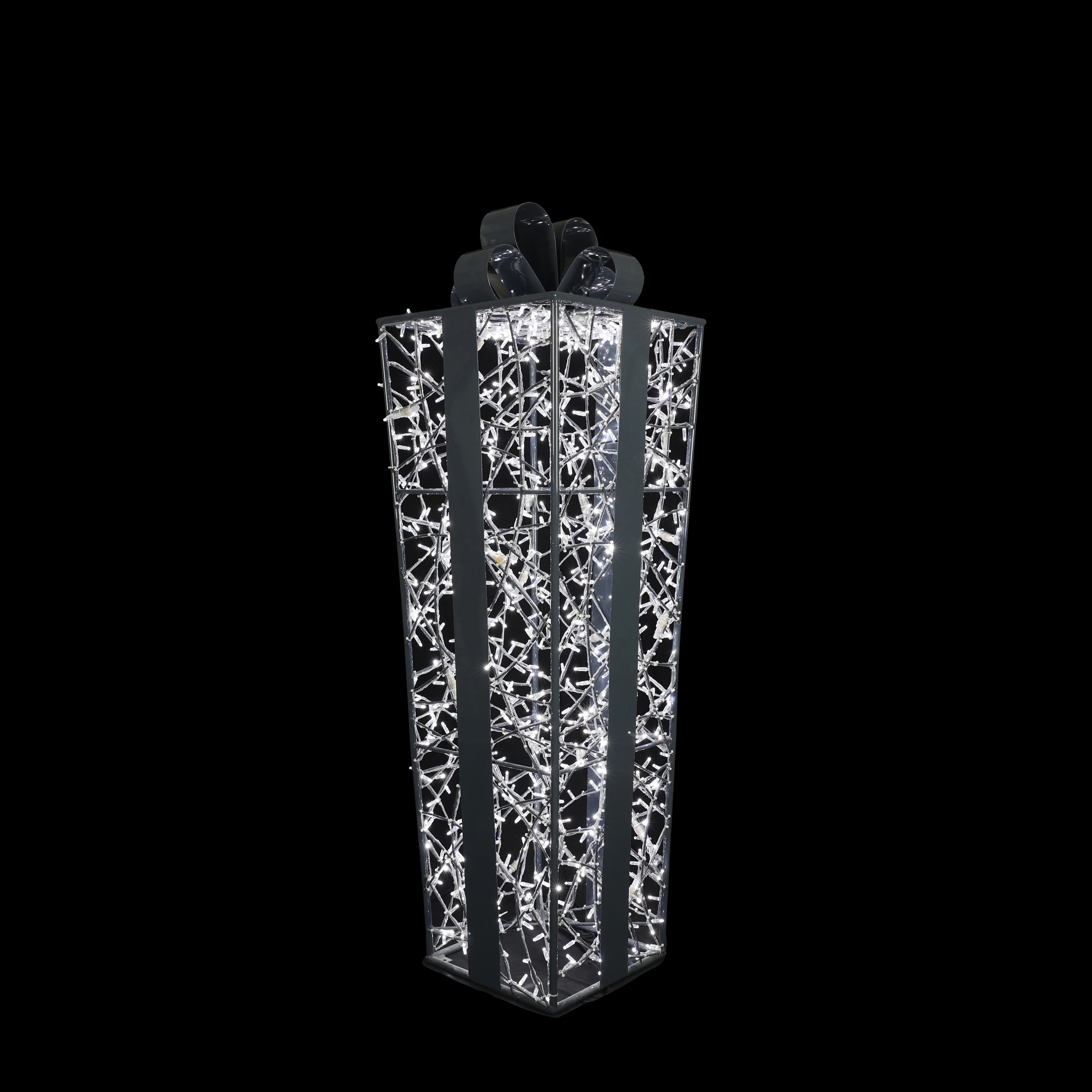 Medium Struct Present, LED Lit (Gunmetal/Cold White), 5'9"