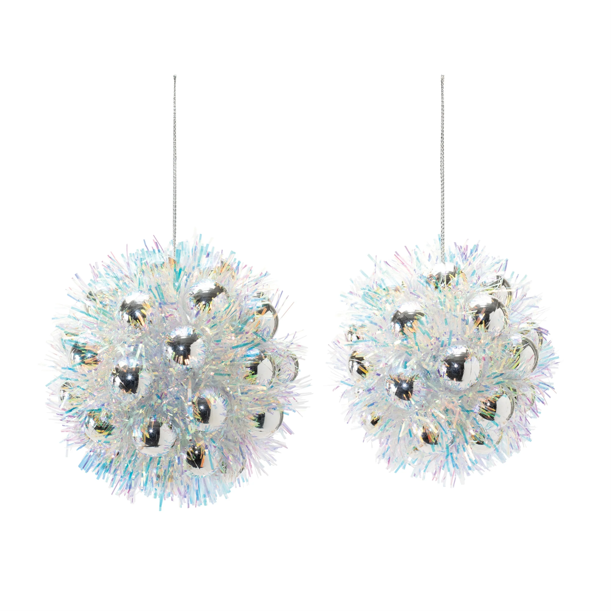 Styrofoam Tinsel Ornaments, 3-4" (Set of 2) - Image 2