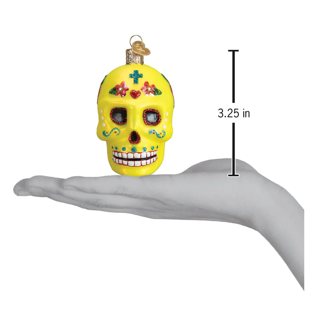 Sugar Skull Ornament - Image 2