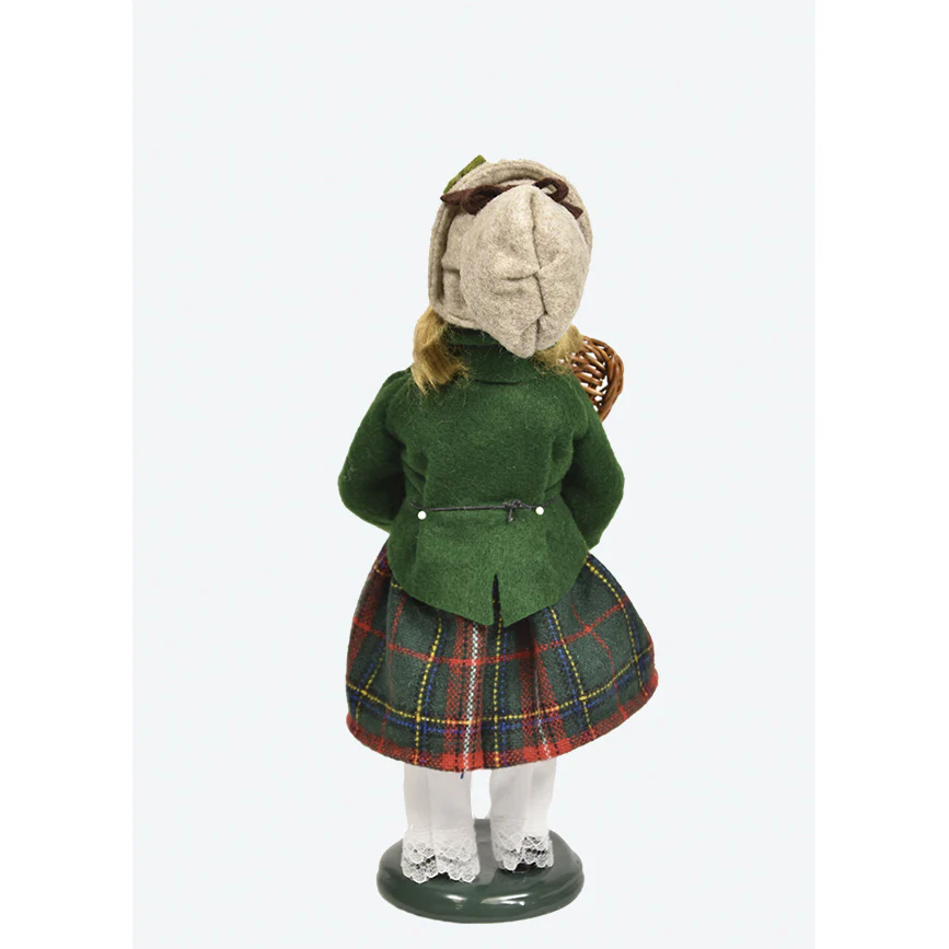 Sweets Family Girl Caroler Figurine, 10" - Image 3