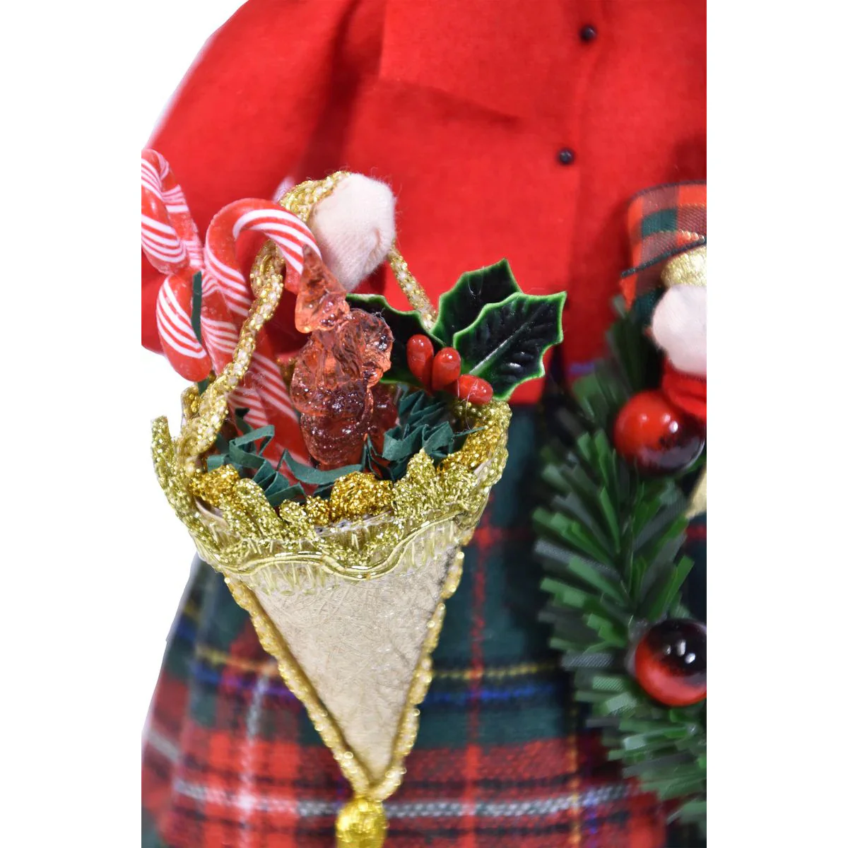 Sweets Family Woman Caroler Figurine, 13" - Image 3