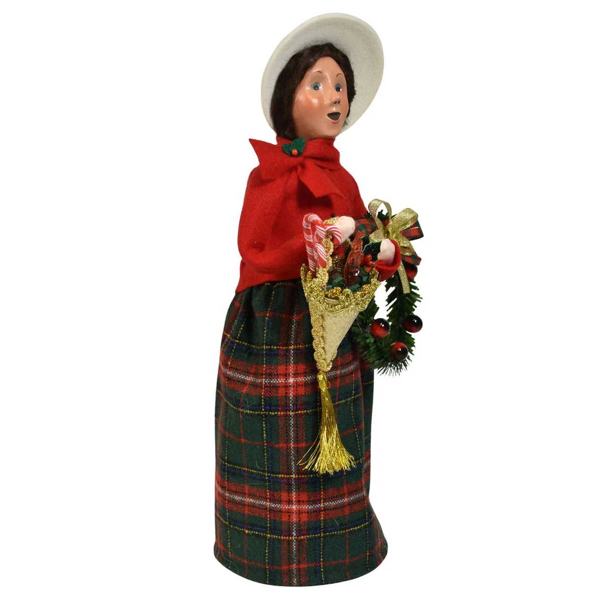 Sweets Family Woman Caroler Figurine, 13" - Image 6