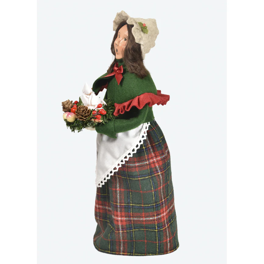 Sweets Family Woman Caroler Figurine, 13" - Image 2