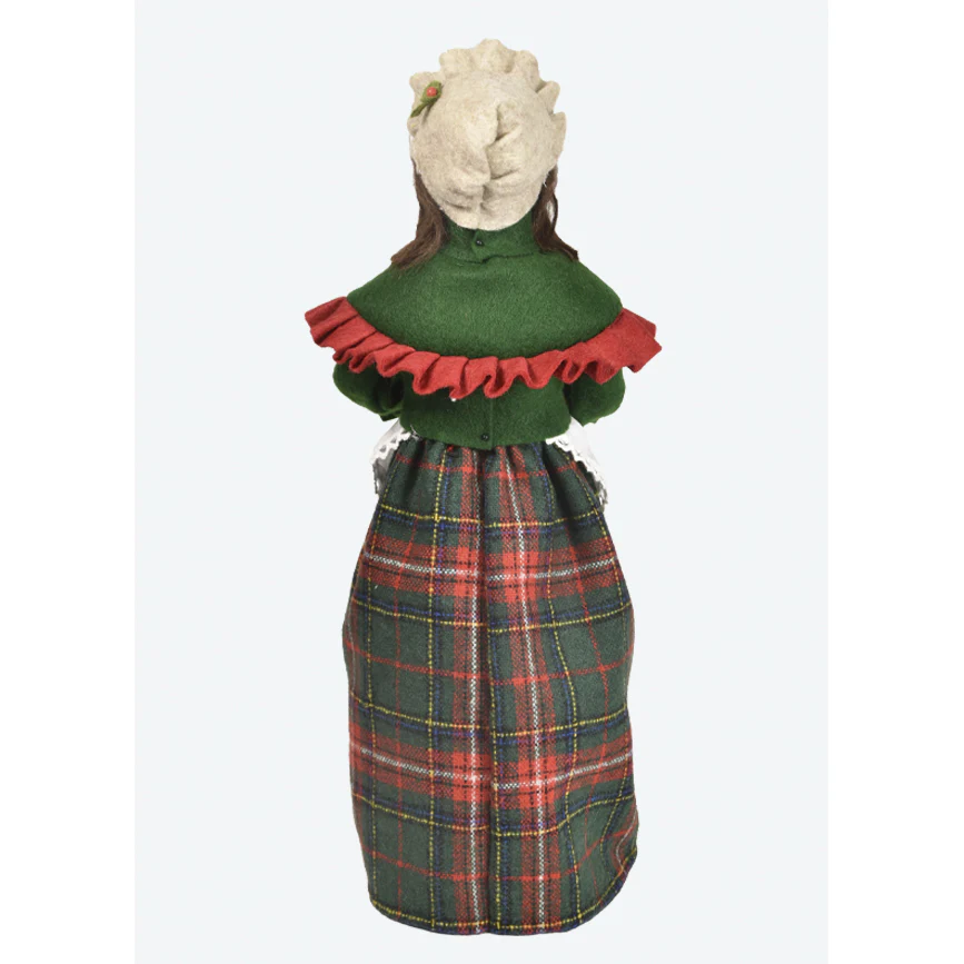 Sweets Family Woman Caroler Figurine, 13" - Image 3