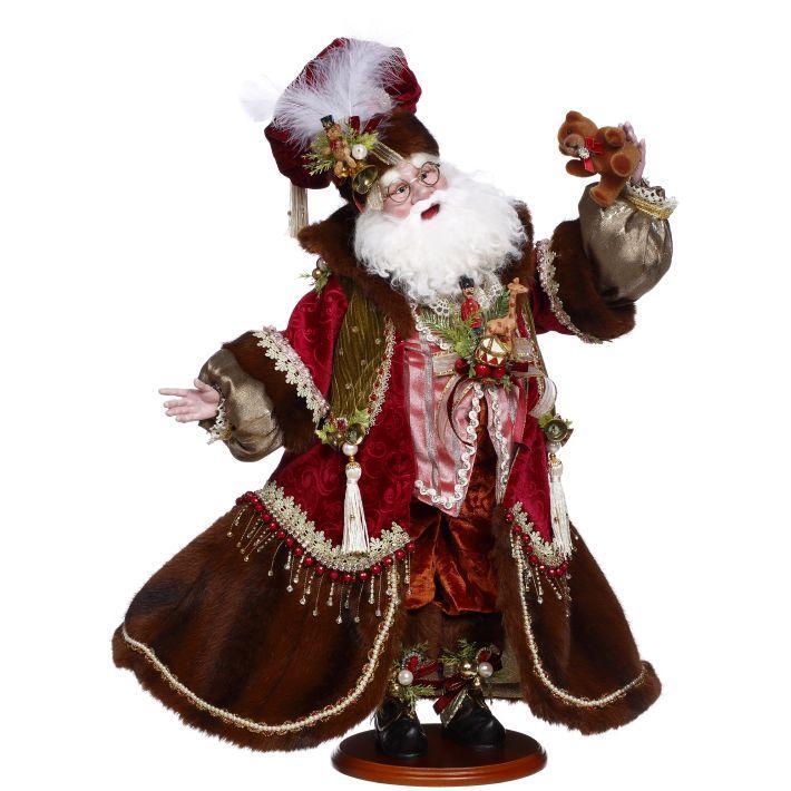 Teddy Bear & Toys Santa Figurine, 25.5"