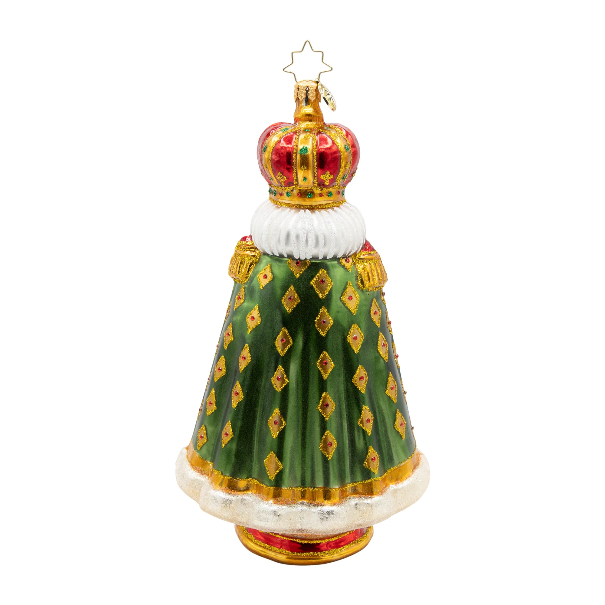 The Gilded Sentinel Nutcracker Glass Ornament, 7" - Image 5