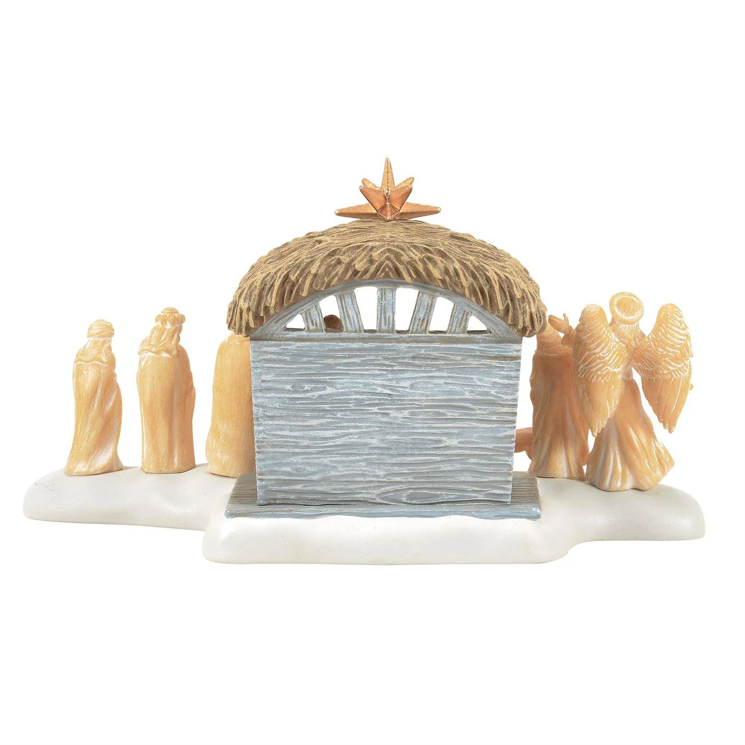 The Original Snow Village - 50th A Lamb In The City Nativity Scene, 3" - Image 4