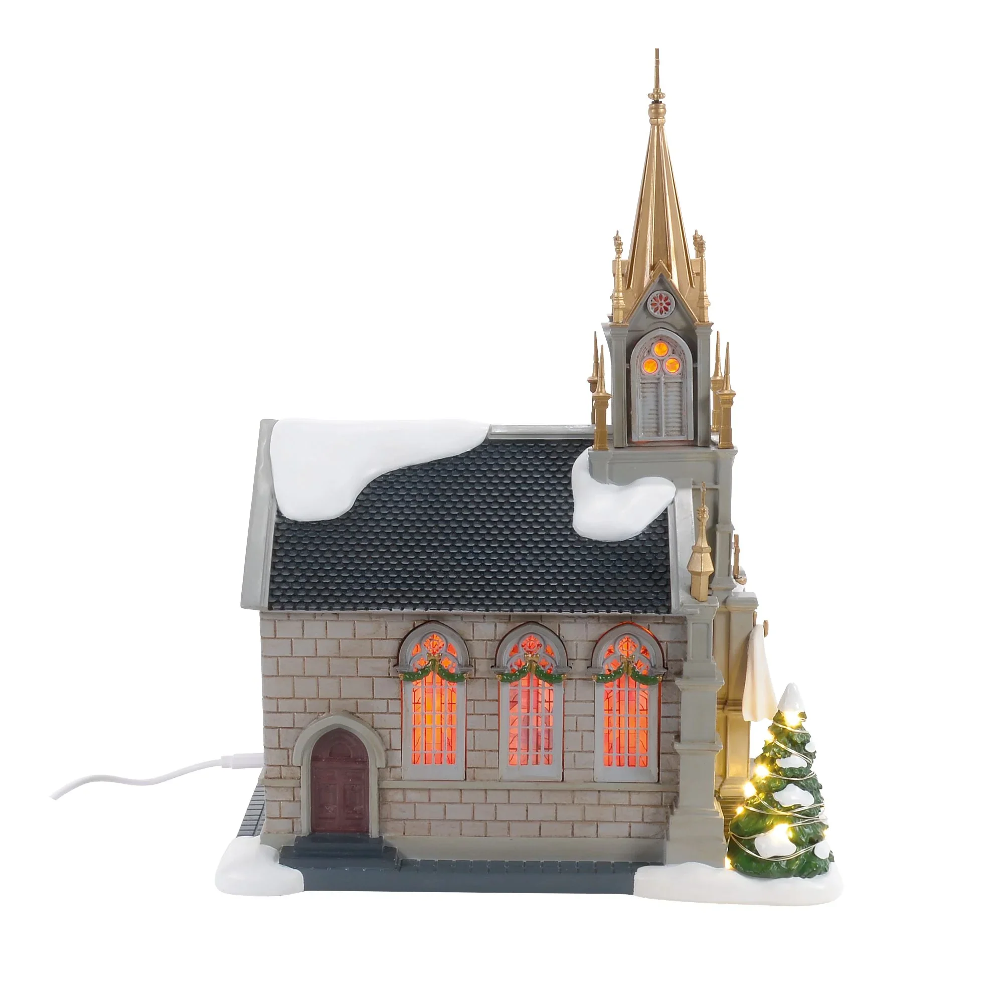 The Original Snow Village - 50th Church Of Purposed Faith Figurine, 13.38" - Image 6