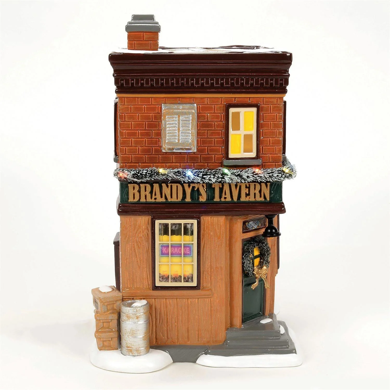 The Original Snow Village - Brandy's Tavern Figurine - Image 4