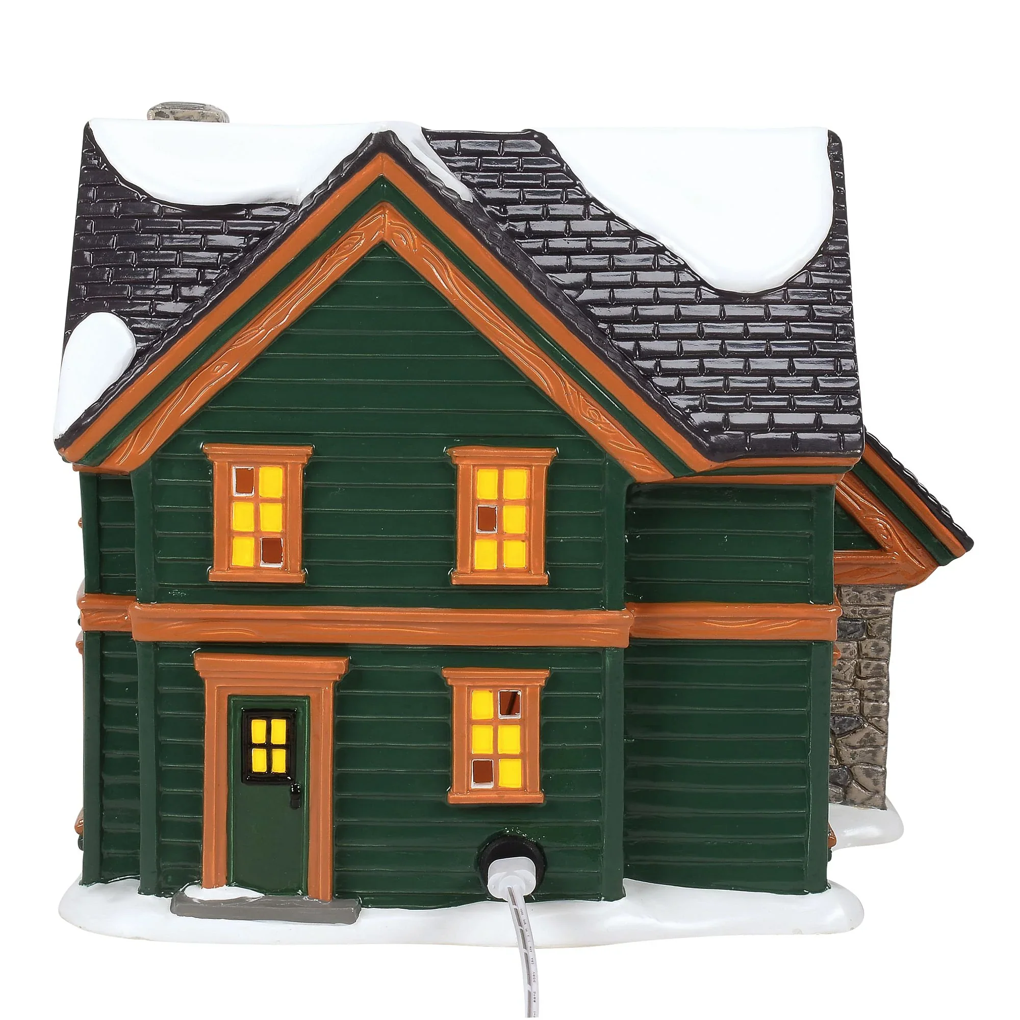 The Original Snow Village - Christmas Lodge Figurine, 7.68" - Image 3