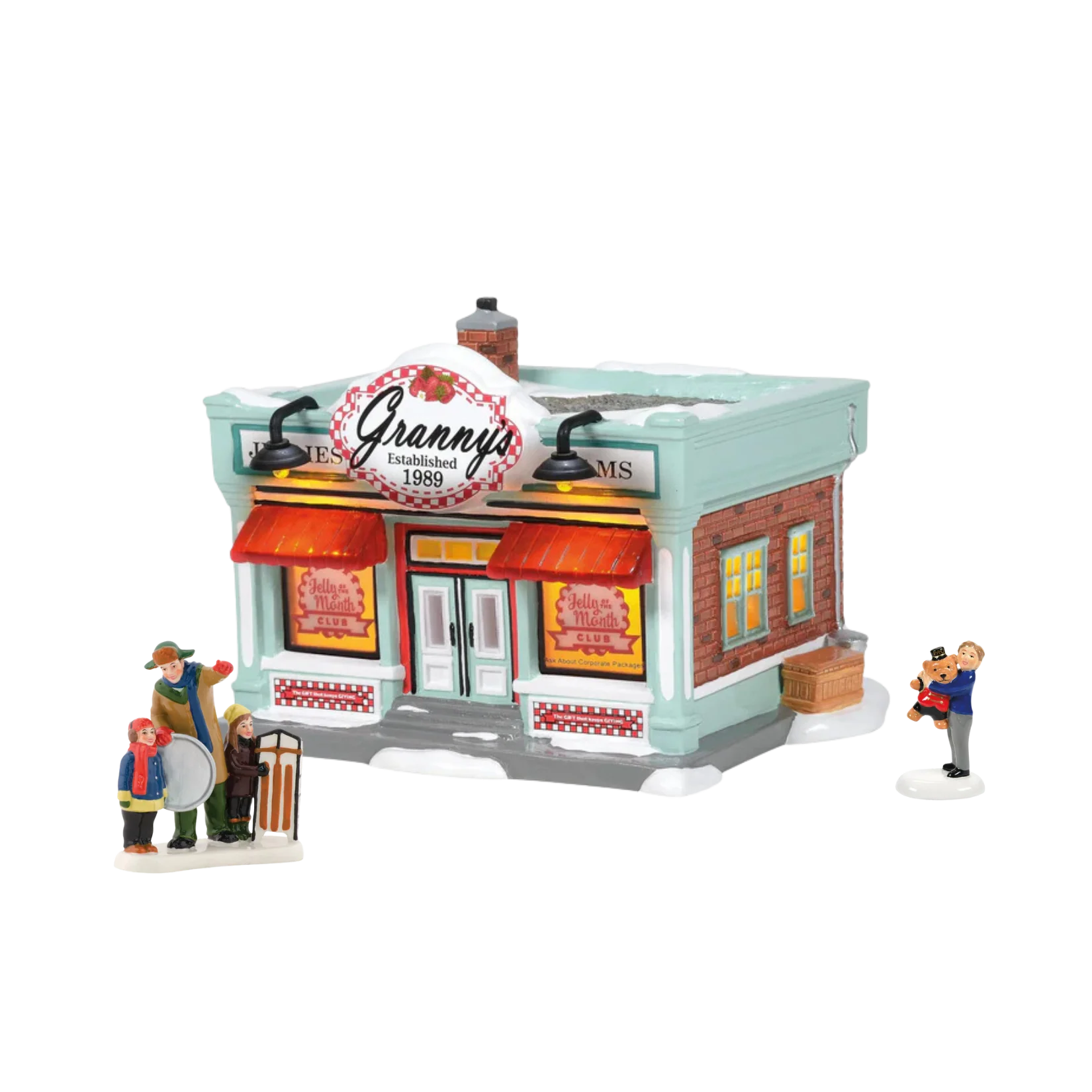 The Original Snow Village - Christmas Vacation - Bingo Figurine - Image 3