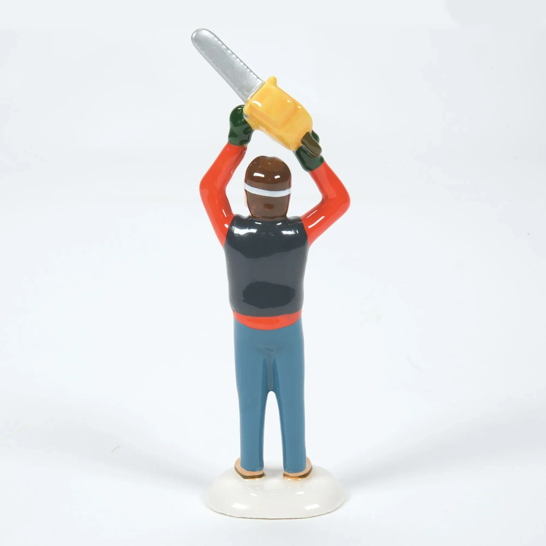The Original Snow Village - Clark Trims The Tree Figurine - Image 2