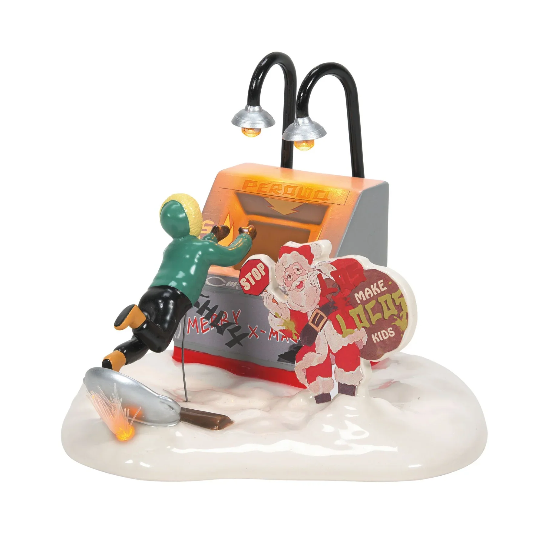 The Original Snow Village - Clark's End Run Figurine