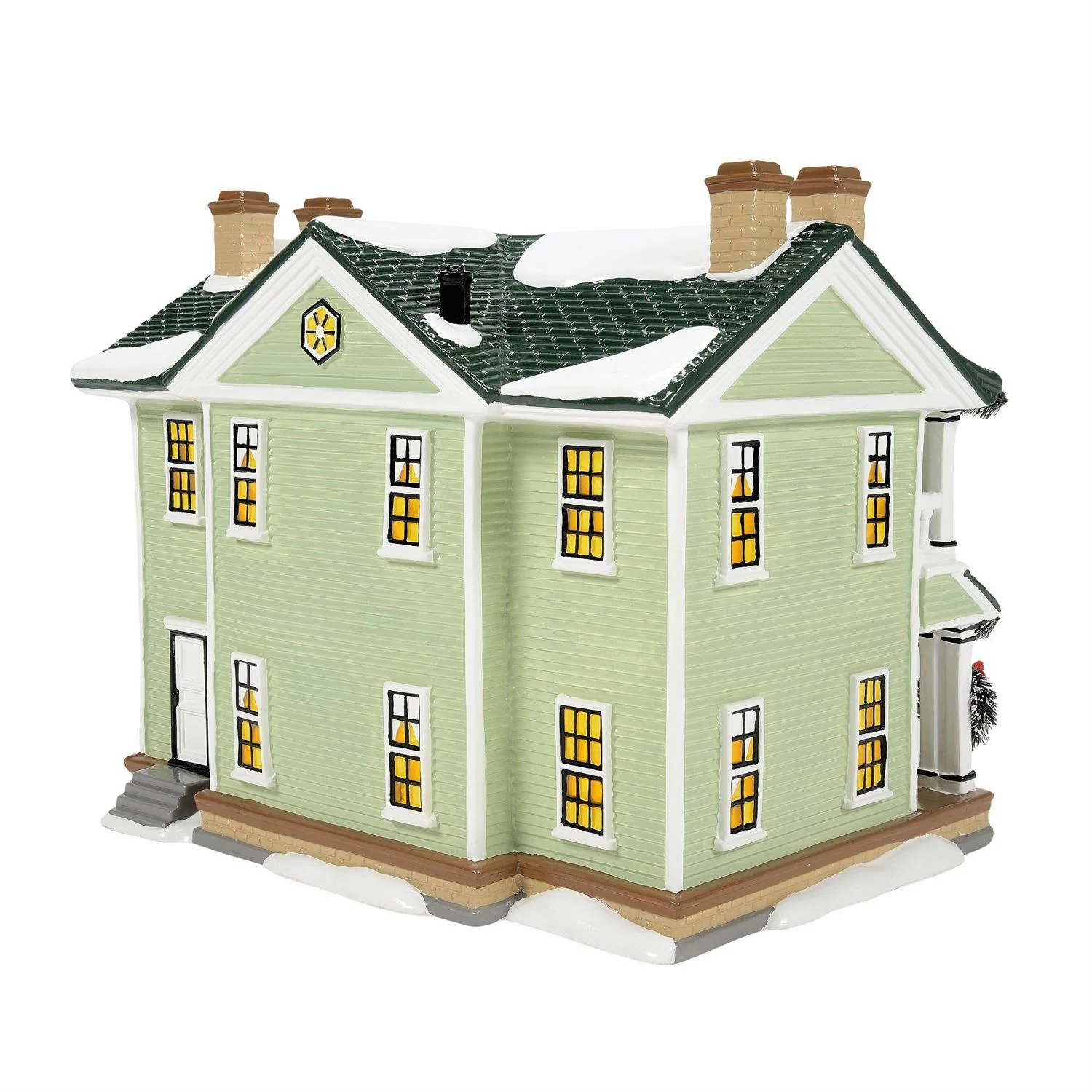 The Original Snow Village - Enduring Willow Senior Center (Set of 2) Figurine - Image 4