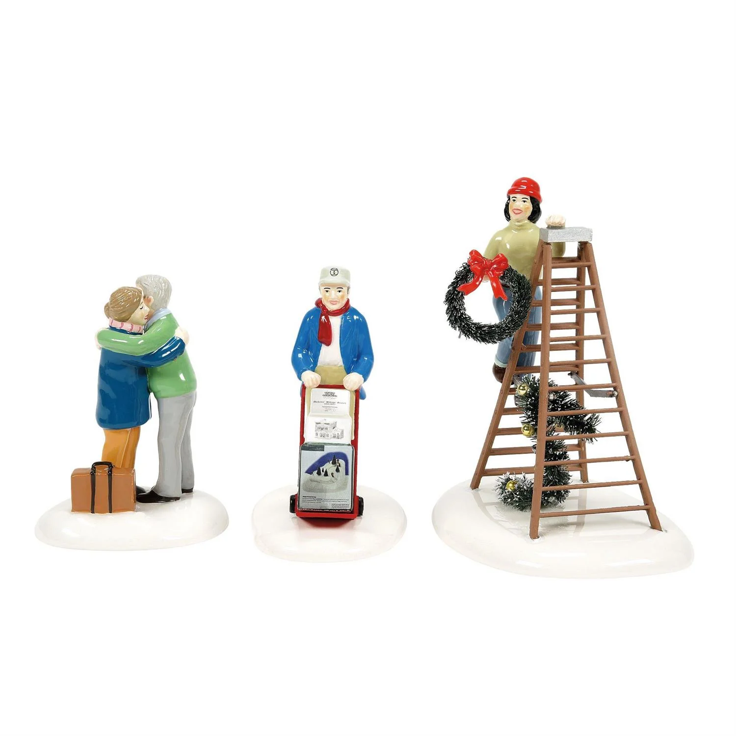 The Original Snow Village - Friends & Neighbors (Set of 3) Figurine