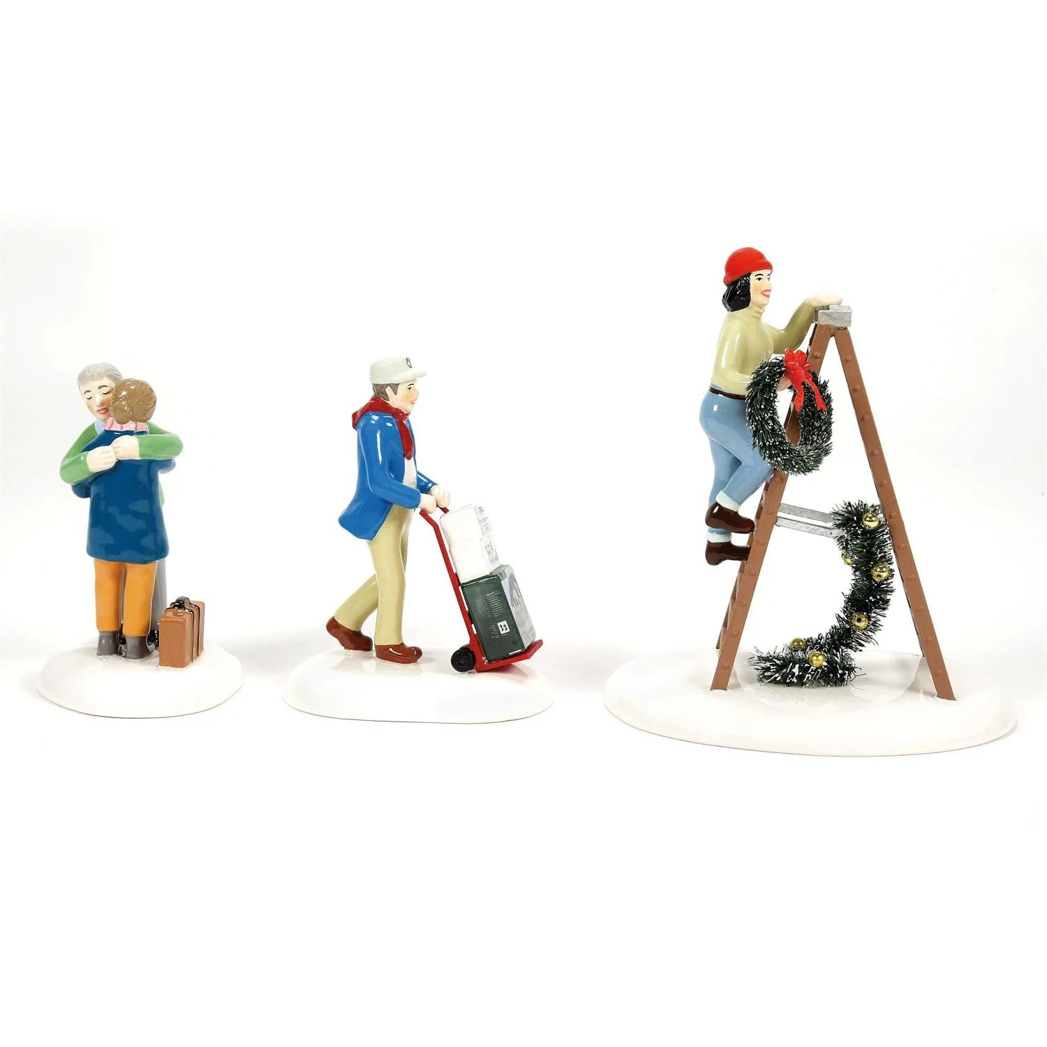 The Original Snow Village - Friends & Neighbors (Set of 3) Figurine - Image 4