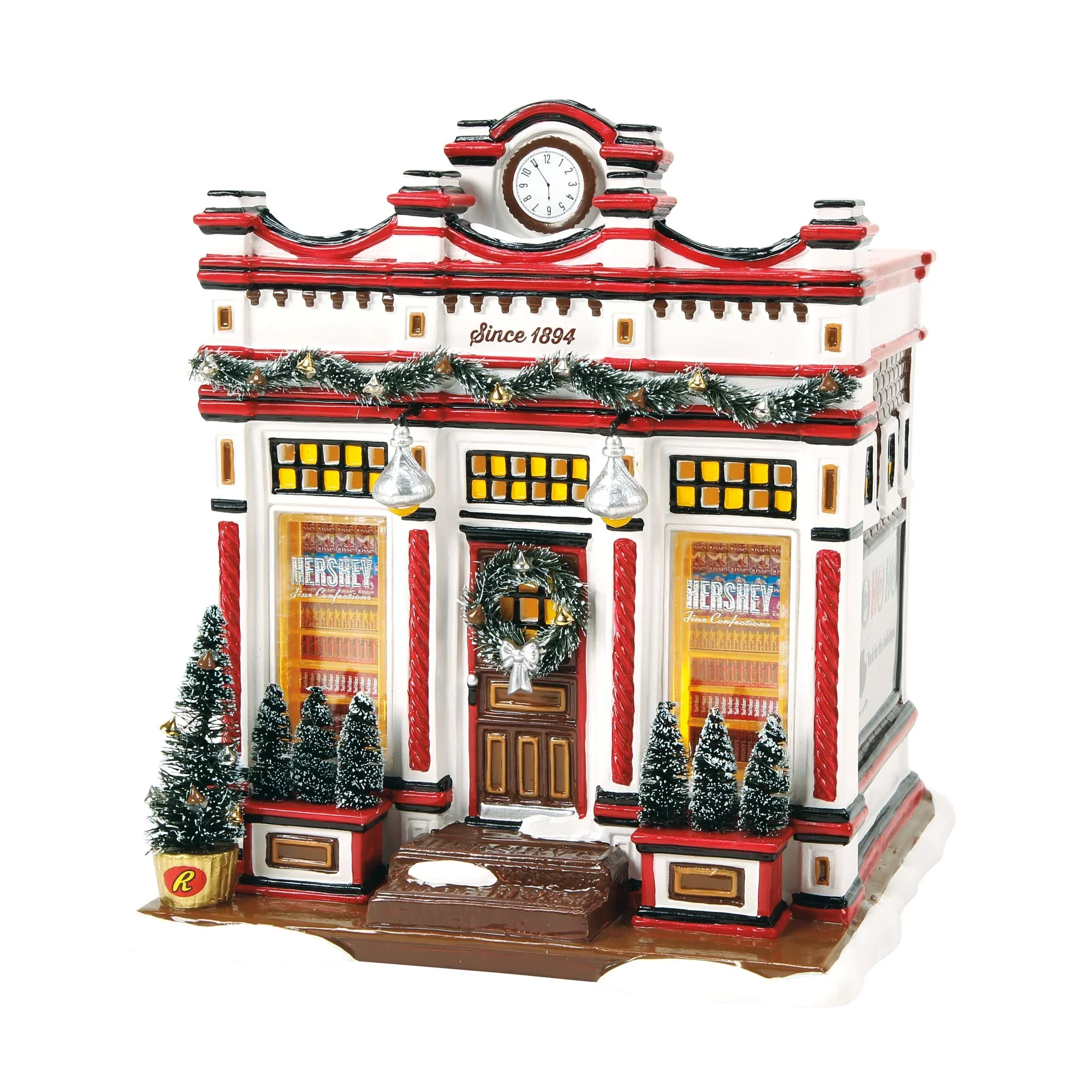 The Original Snow Village - Hershey's Fine Confections Figurine, 7.56"