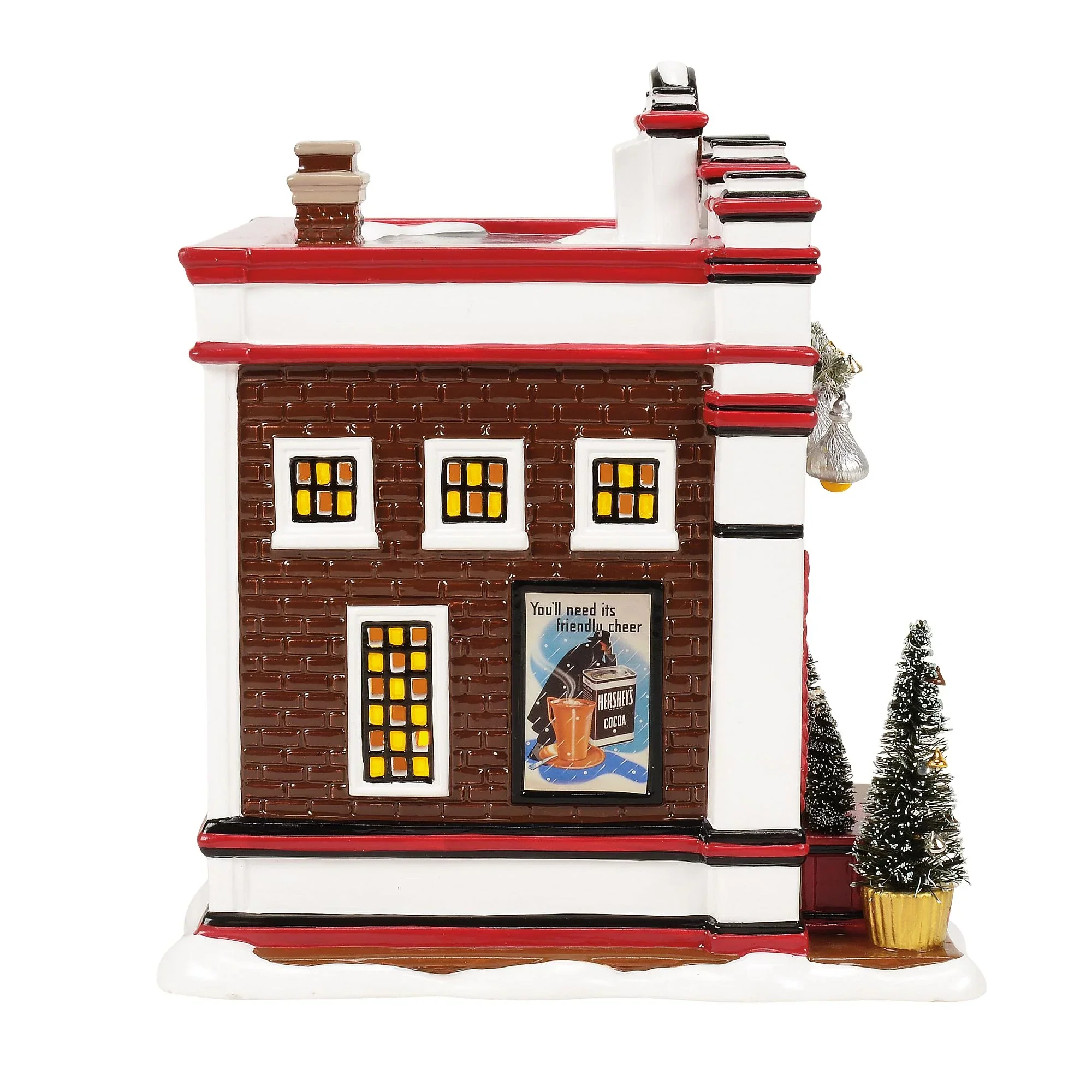 The Original Snow Village - Hershey's Fine Confections Figurine, 7.56" - Image 4