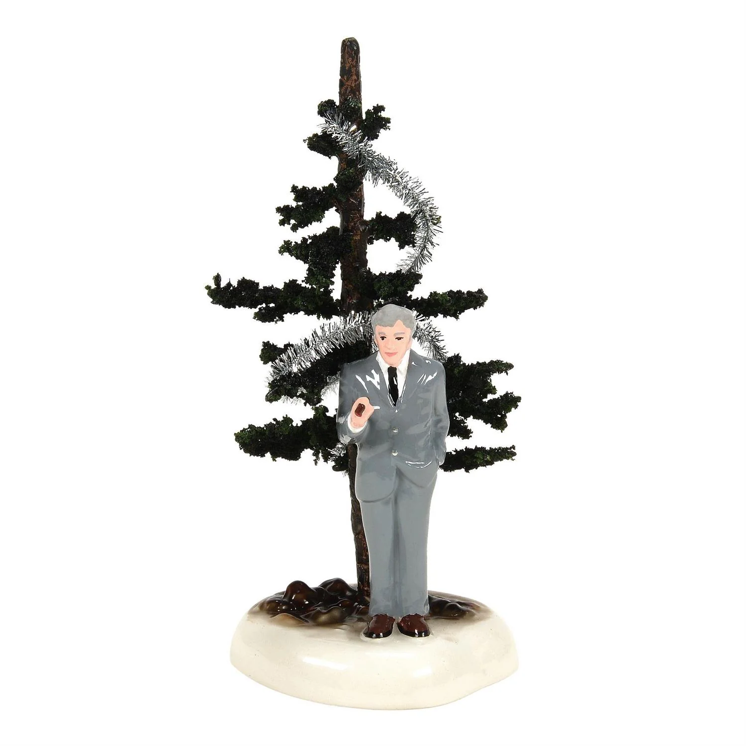 The Original Snow Village - It Was An Ugly Tree Anyway Figurine