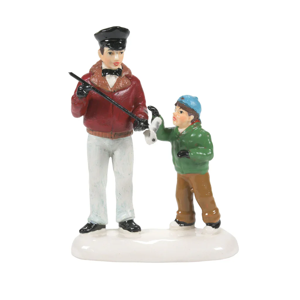 The Original Snow Village - It's A Dipstick, Billy Figurine