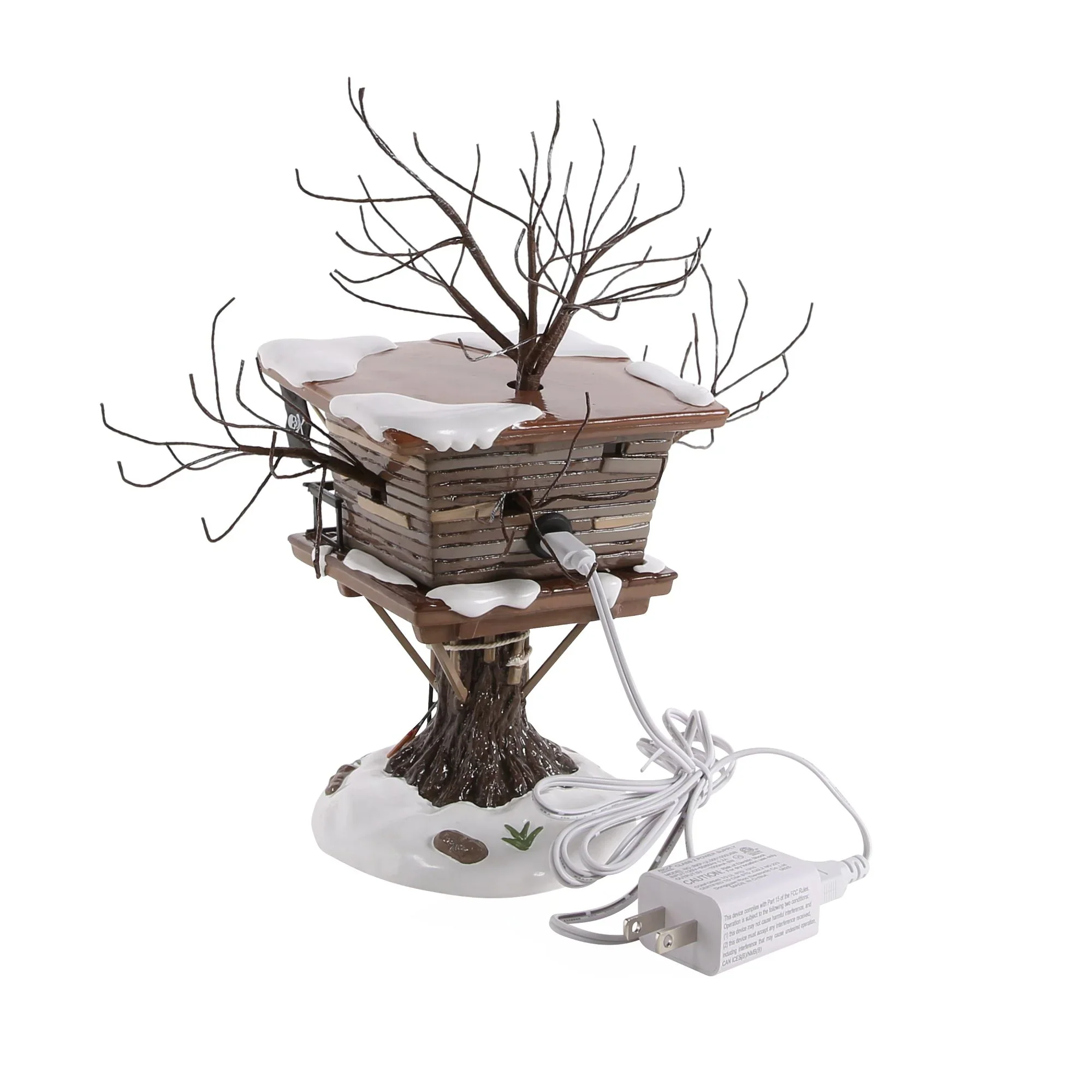 The Original Snow Village - Kevin's Tree House Figurine, 10.43" - Image 5