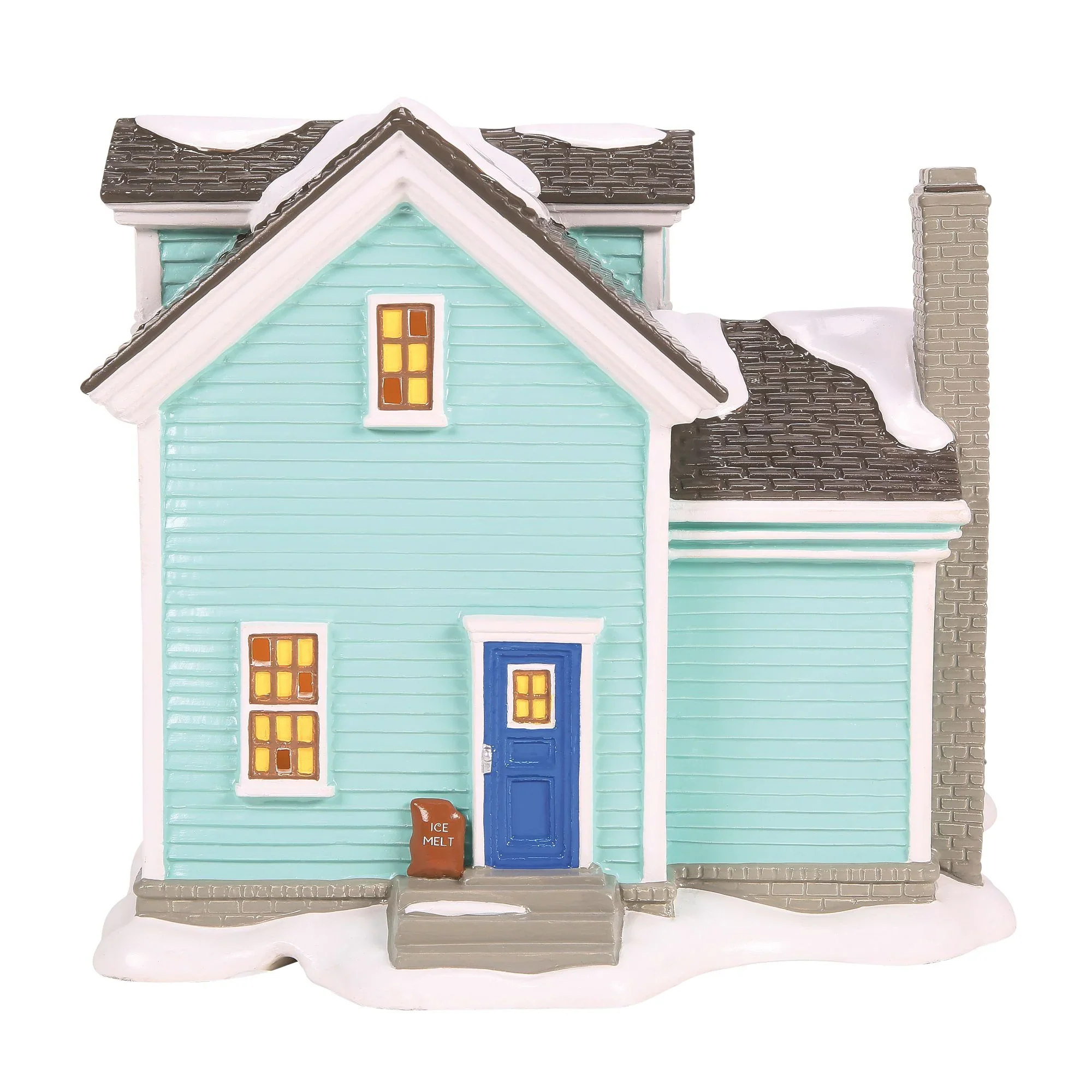 The Original Snow Village - Rudolph House Figurine, 8.07" - Image 3