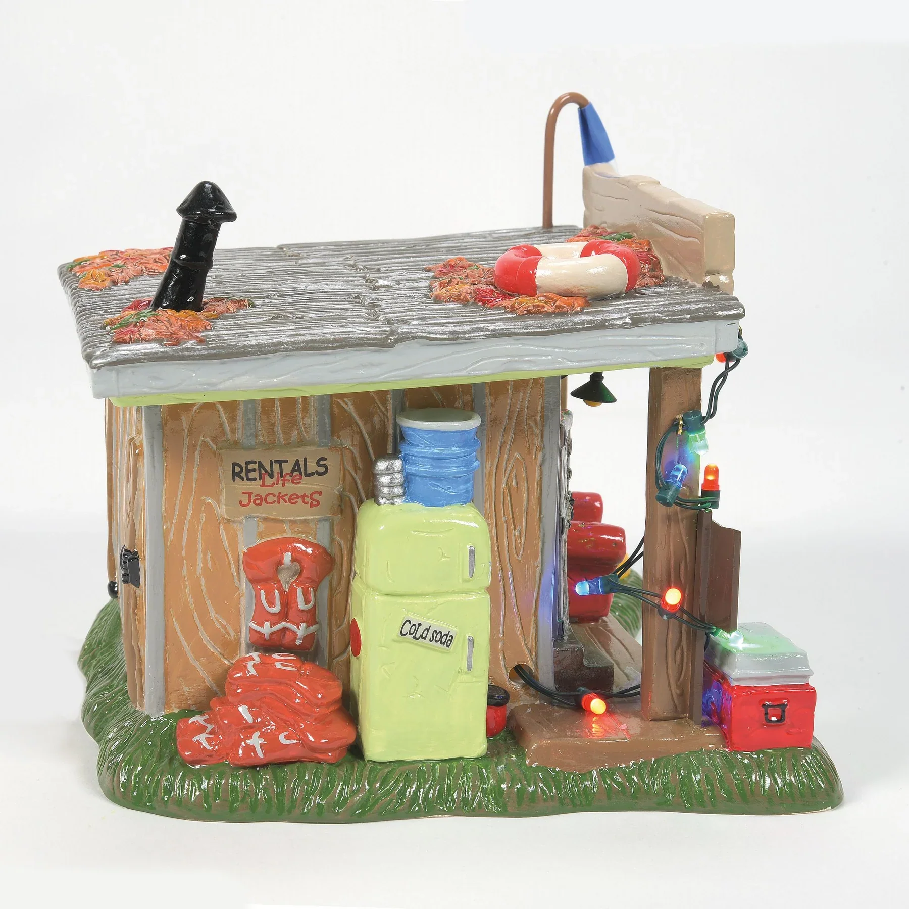 The Original Snow Village - Selling the Bait Shop Figurine - Image 3