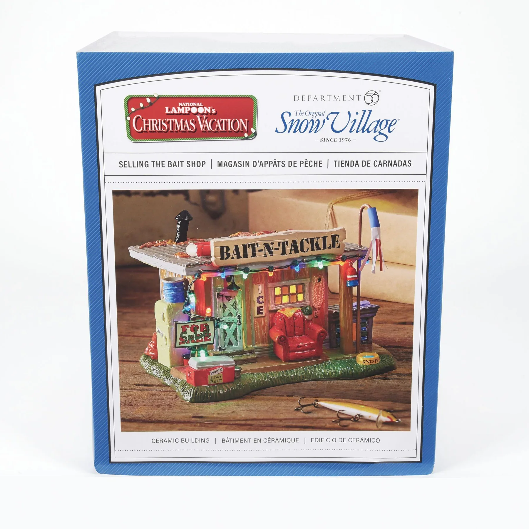 The Original Snow Village - Selling the Bait Shop Figurine - Image 5