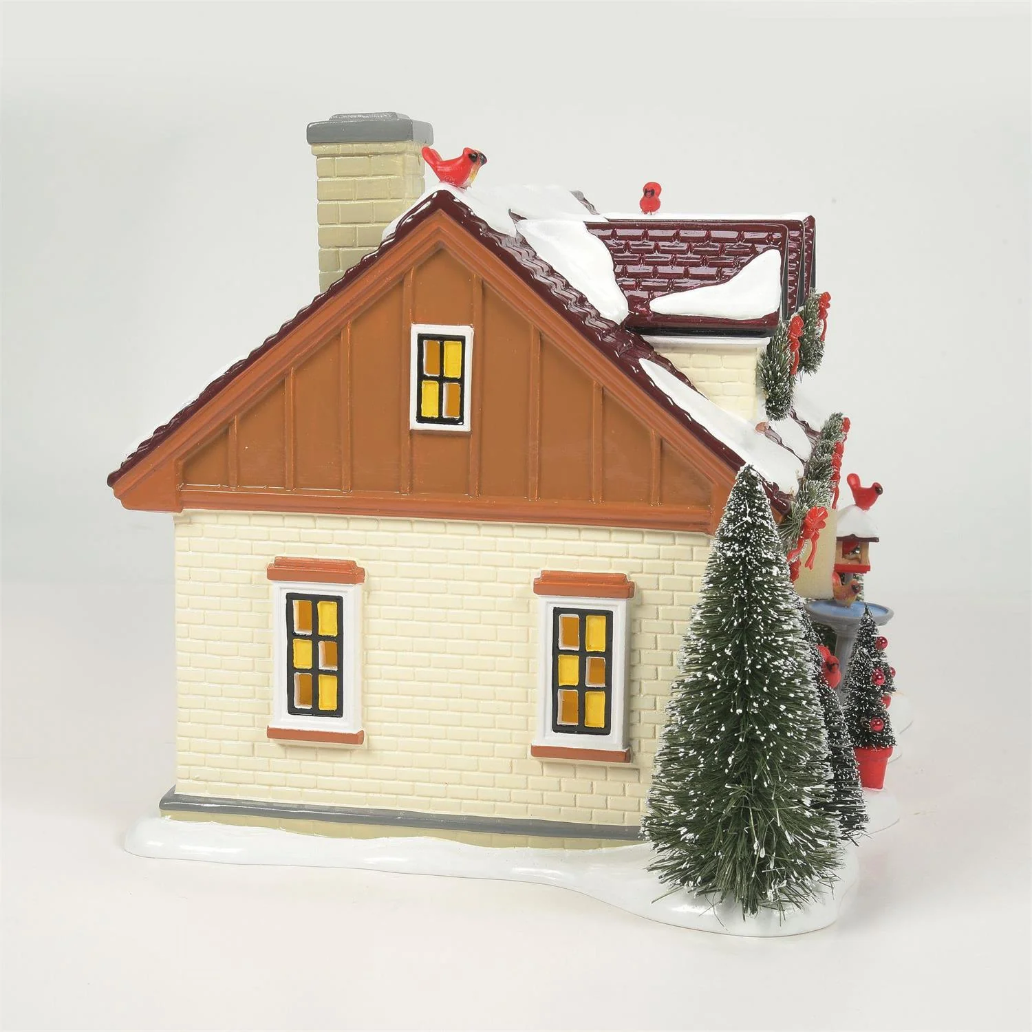 The Original Snow Village - The Cardinal House Figurine - Image 4