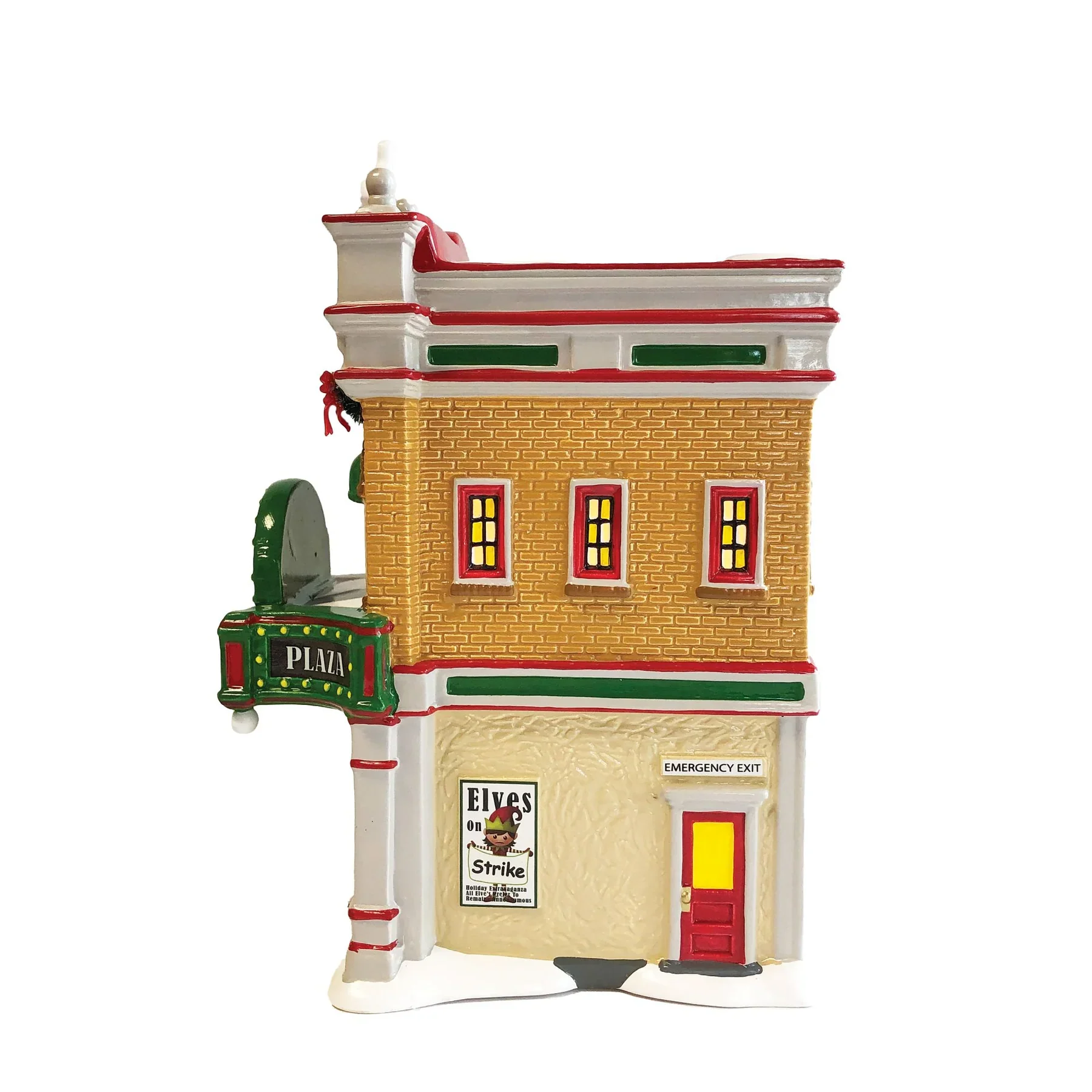 The Original Snow Village - Xmas Vac Premiere At The Plaza Figurine - Image 4