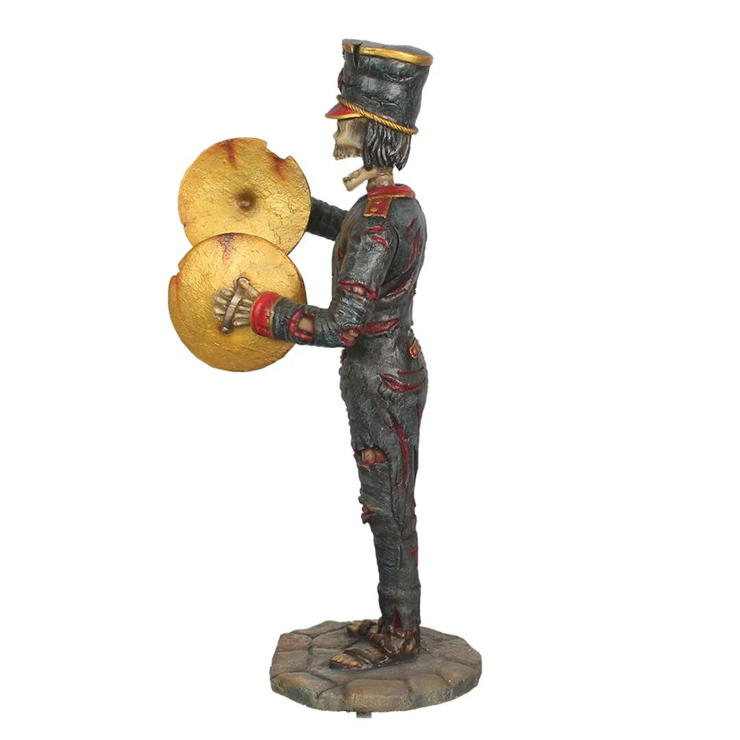 Lifesize Fiberglass The Undead Cymbalist Figure, 67" - Image 3