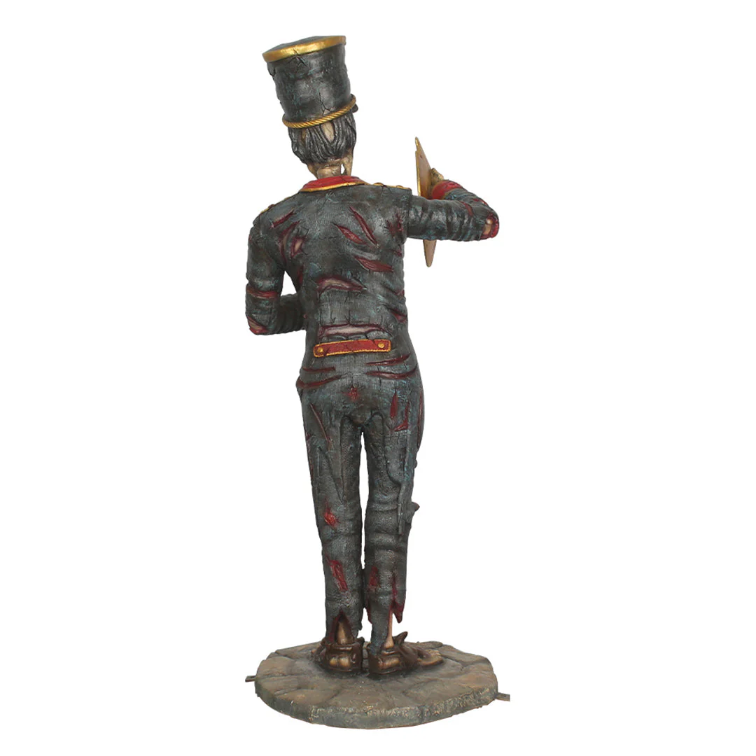 Lifesize Fiberglass The Undead Cymbalist Figure, 67" - Image 4