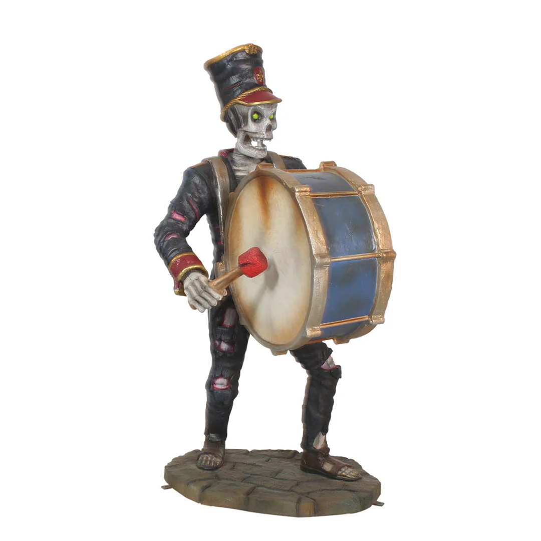 Lifesize Fiberglass The Undead Drummer Figure, 67" - Image 3