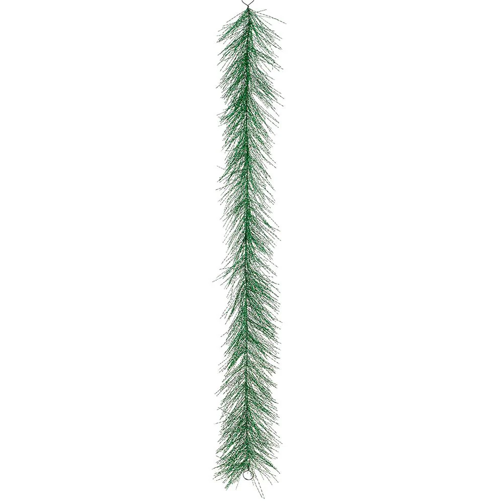Tinsel Garland, 9' (Green)