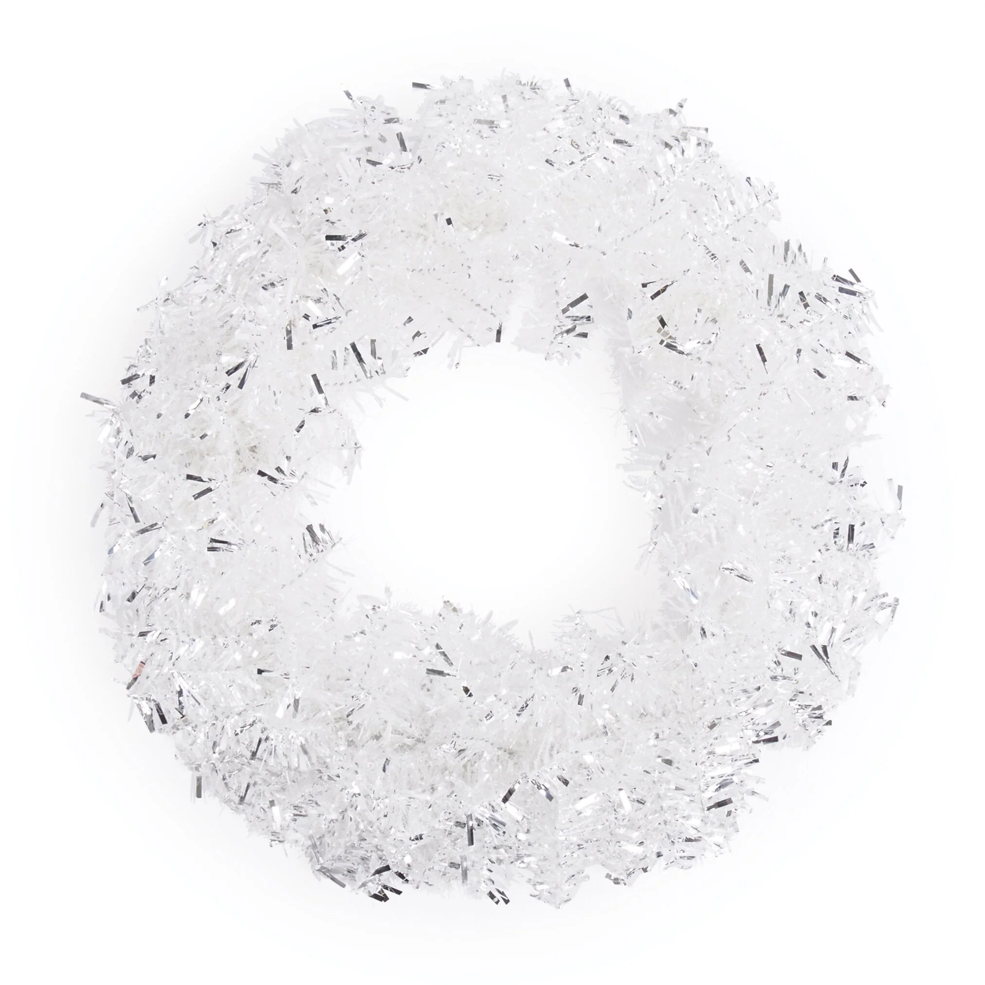 Tinsel Wreath, 22"