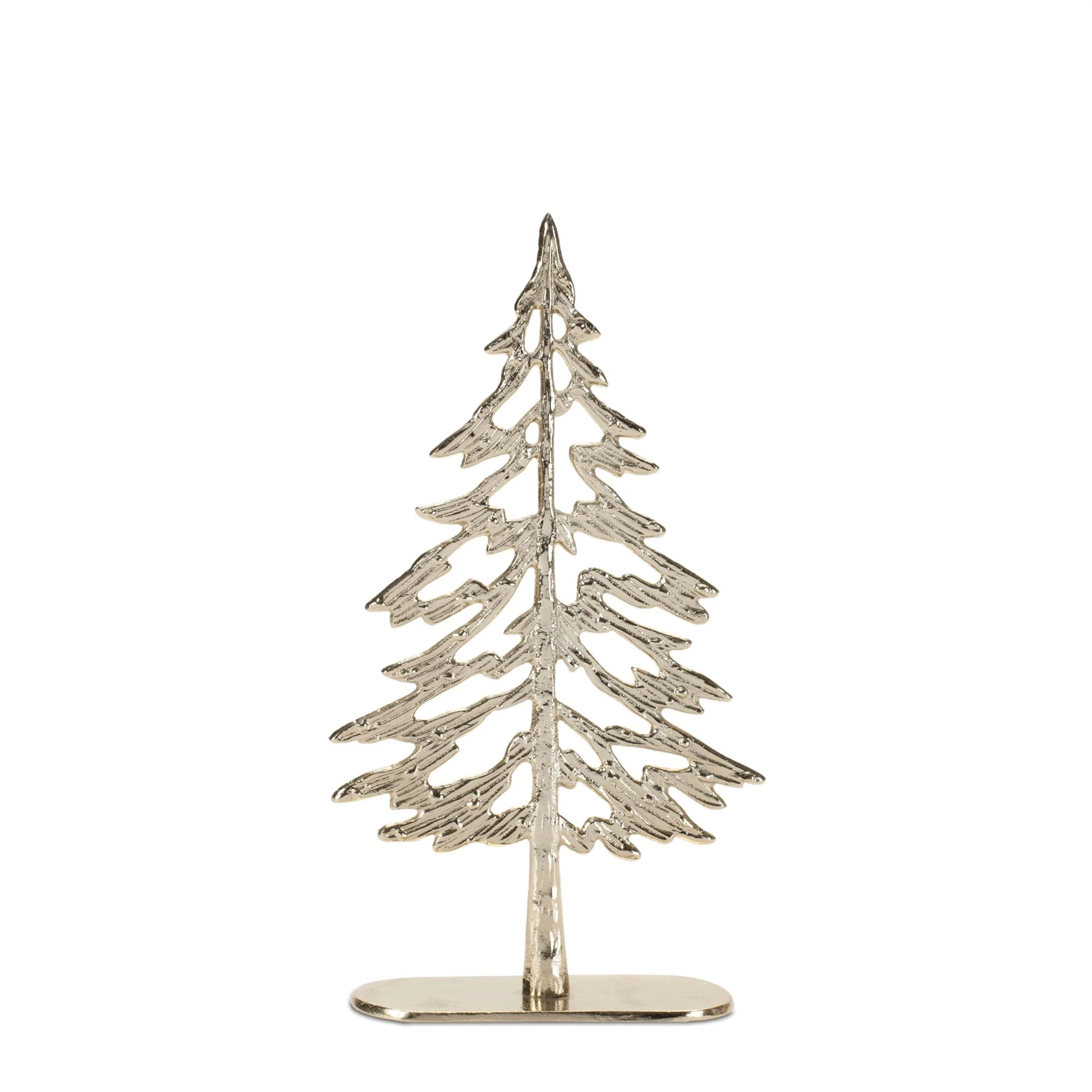 Aluminum & Wood Trees, 10.5 - 12.5" (Set of 2) - Image 3