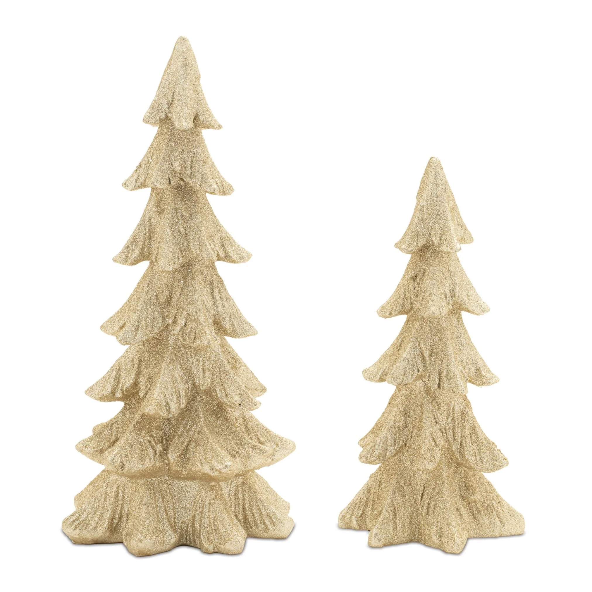 Gold Resin Trees, 11.5 - 16" (Set of 2)