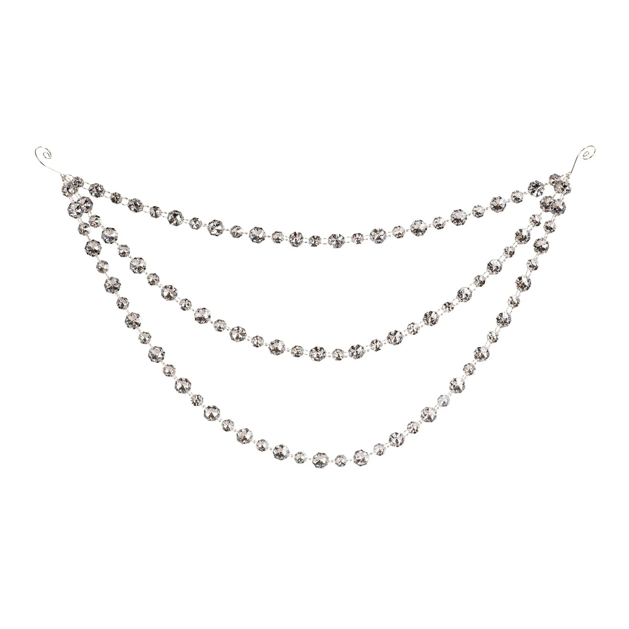 Triple Bead Garland Ornament, 20"