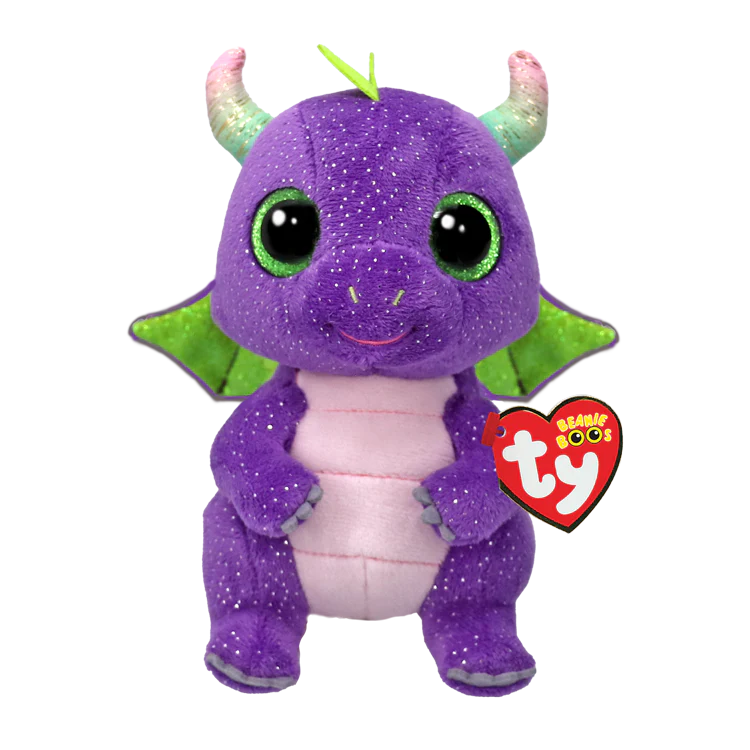 Ty Beanie Boos DAPHNE - Purple Dragon