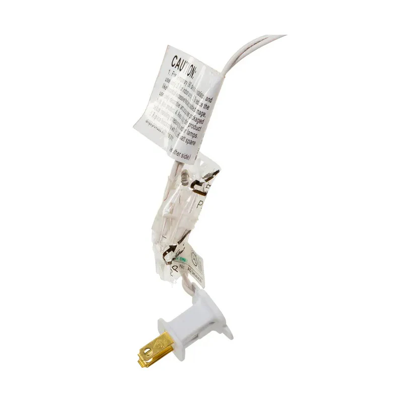 UL 10-Light Ivory & Gold African American Angel Treetop, 12" - Image 8