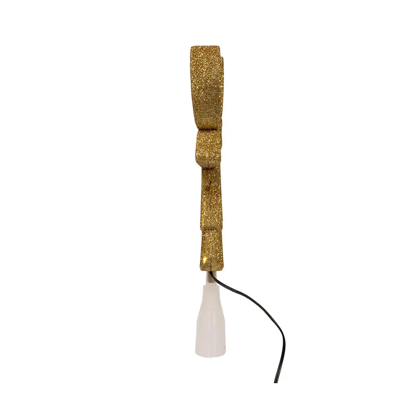 UL 30L Warm White LED Gold Angel Treetop, 16" - Image 4