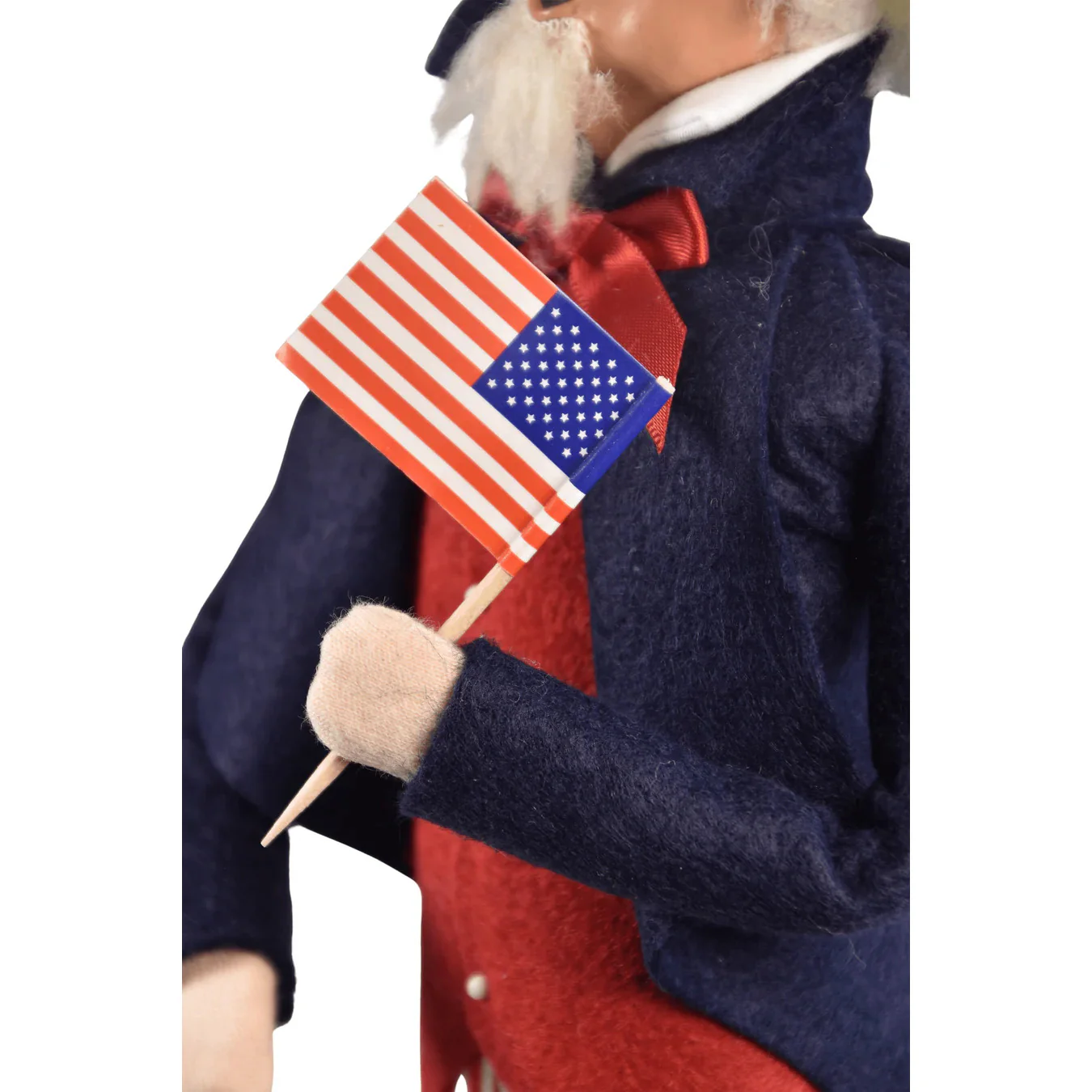 Uncle Sam Caroler Figurine, 13" - Image 3