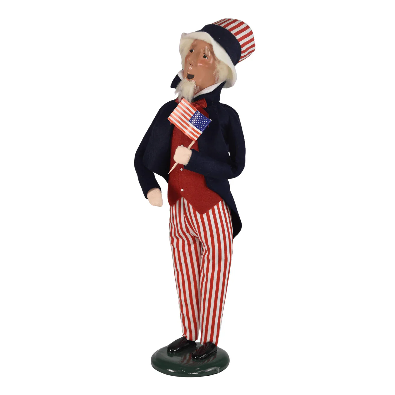 Uncle Sam Caroler Figurine, 13" - Image 4