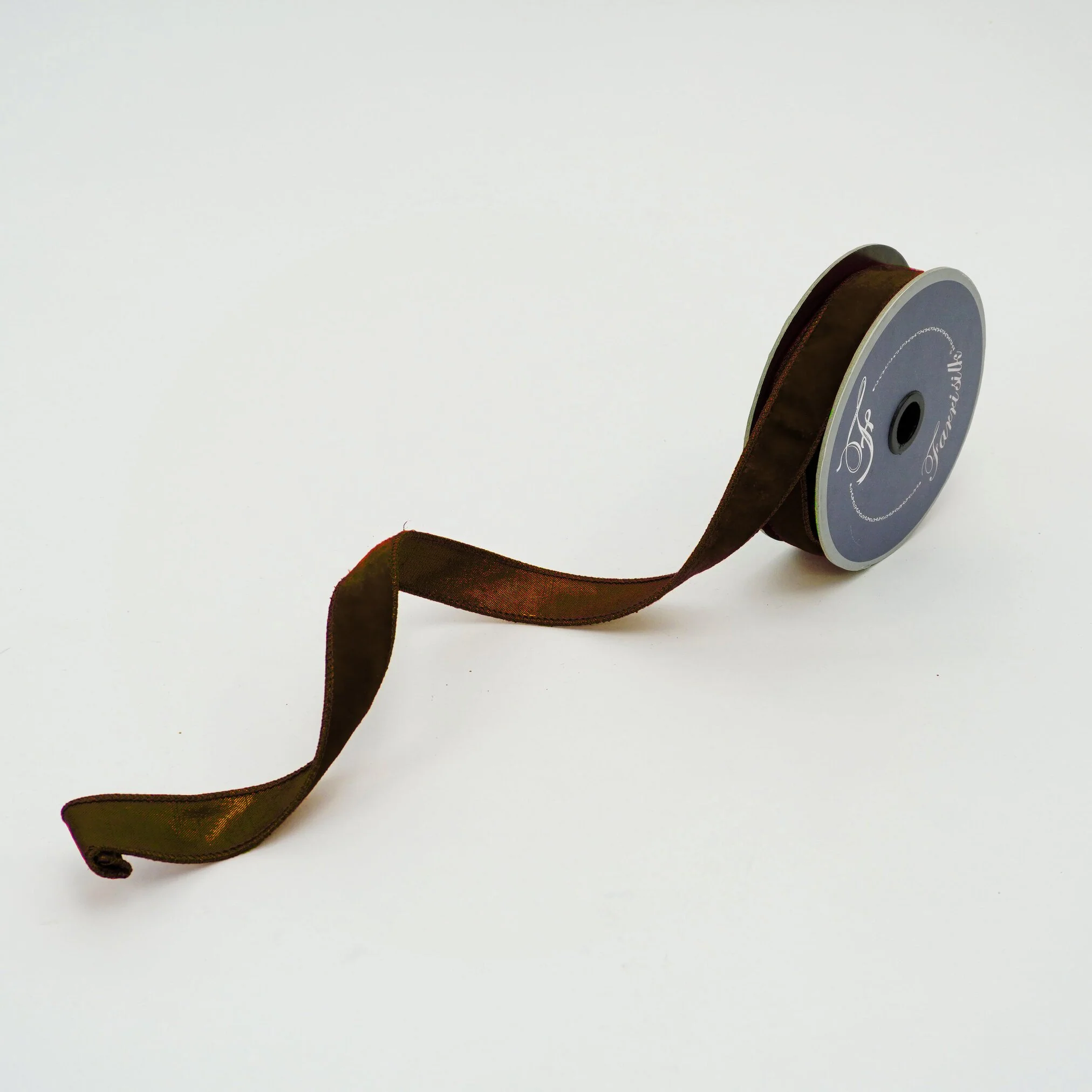 Velvet Luster Ribbon, 1" x 10yd (Chocolate)
