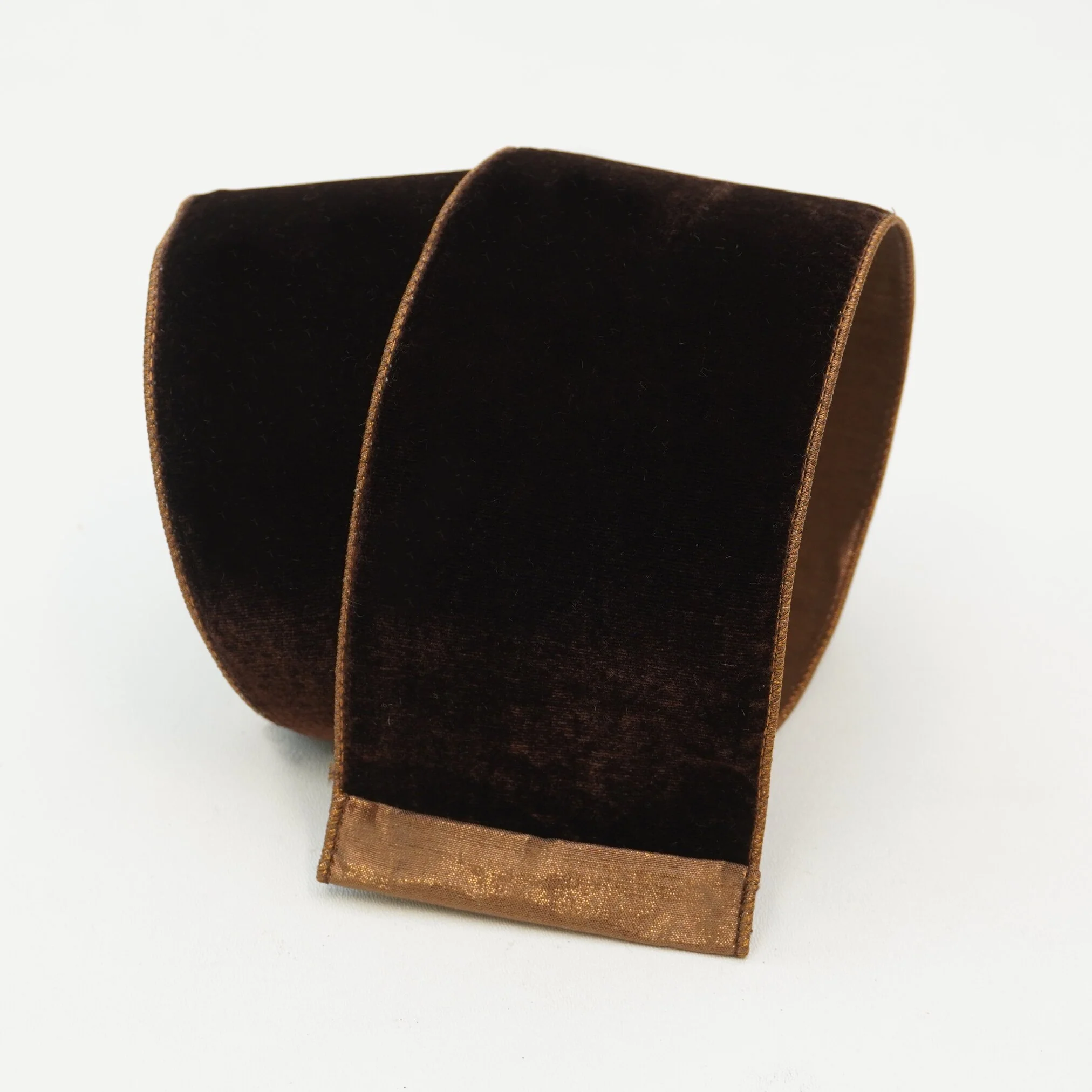 Velvet Luster Ribbon, 4" x 10yd (Chocolate)