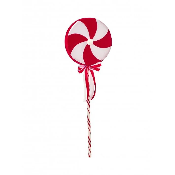 Velvet Peppermint Candy Stem, 36"