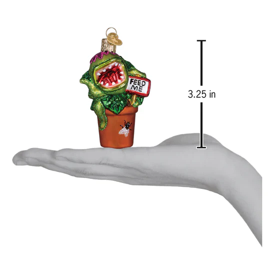 Venus Fly Trap Ornament, 3.25" - Image 5